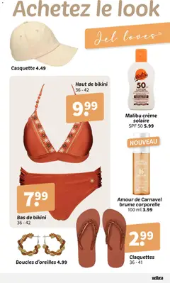 Wibra - Prévisualisation de Wibra catalouge valide à partir de 23.04.2026 | Page: 13 | Produits: Bikini, Lait, Crème, Casquette