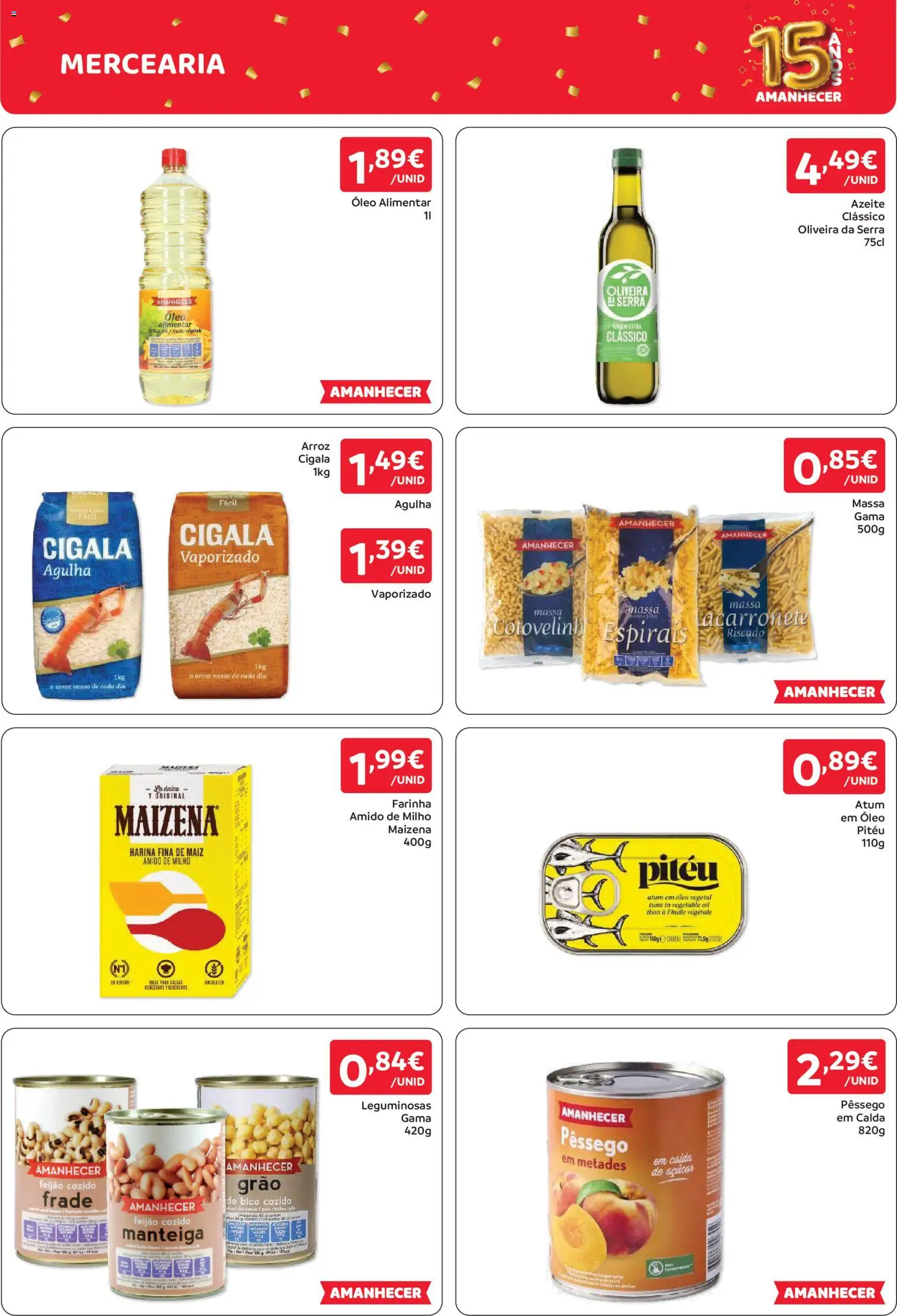 Amanhecer folheto Madeira │ válido de 22/10/2026 | Página: 9 | Produtos: Leguminosas, Óleo vegetal, Óleo alimentar, Óleo