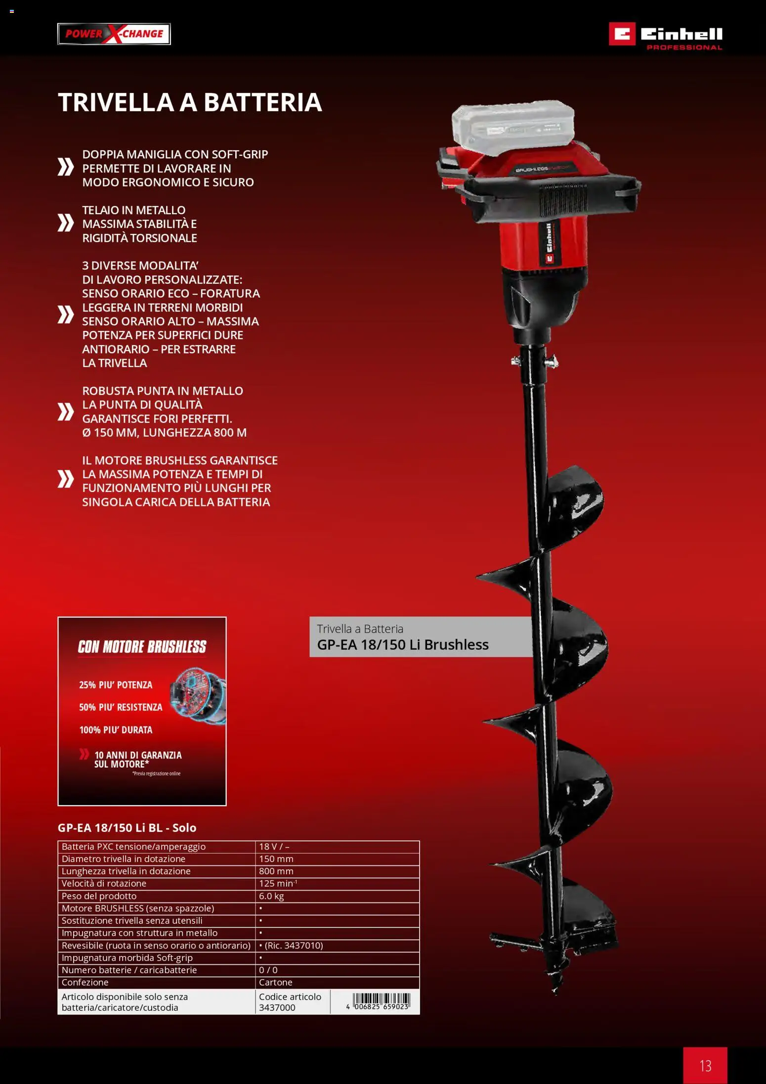 Volantino Einhell del 02/03/2026 | Pagina: 15 | Prodotti: Batteria, Batterie, Caricabatterie