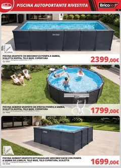Anteprima del volantino Brico io volantino Piscine valido a partire dal 18/06/2026 | Pagina: 8 | Prodotti: Scaletta, Piscina