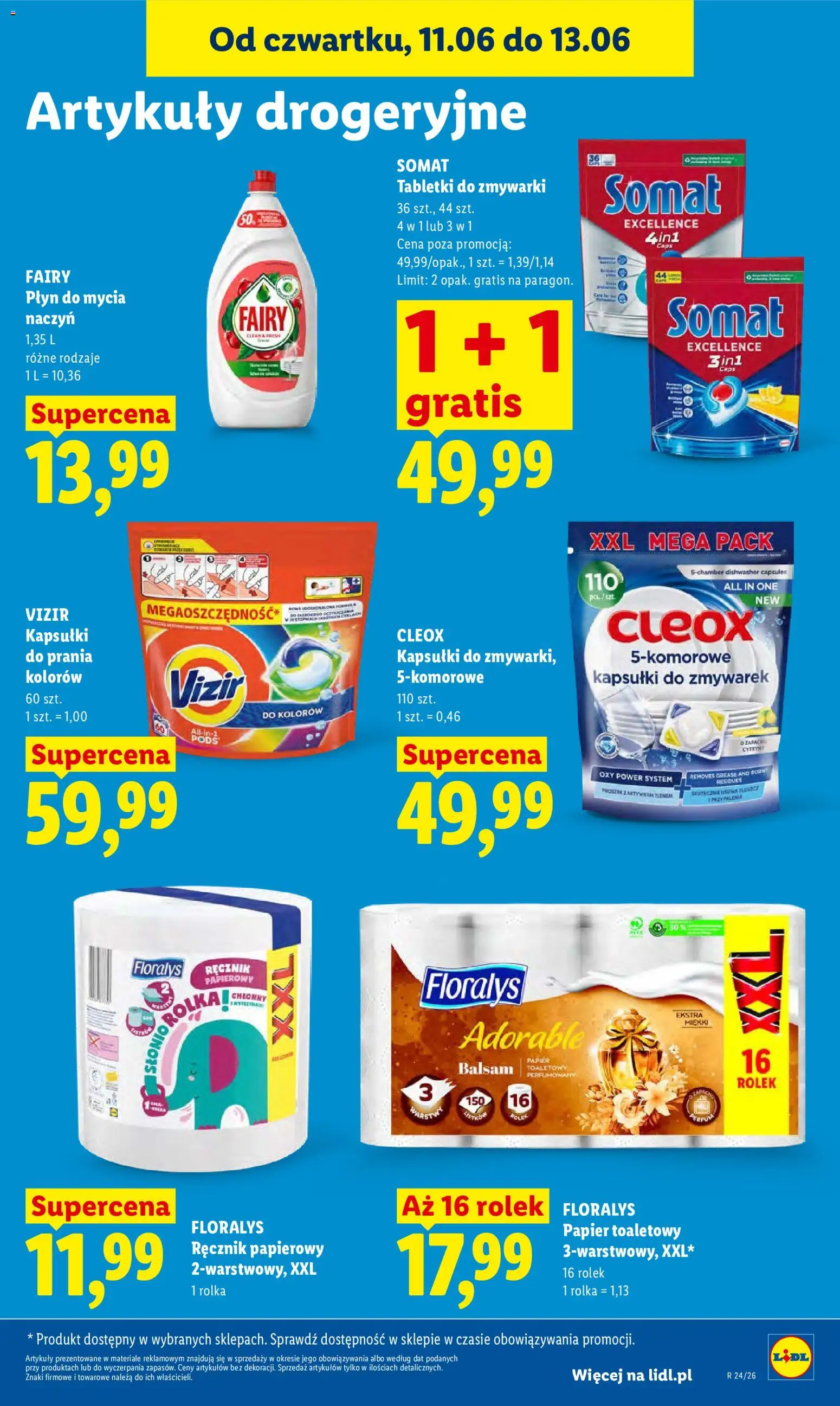 Lidl Polsko leták od 11.06.2026 | Strana: 91 | Produkty: Somat