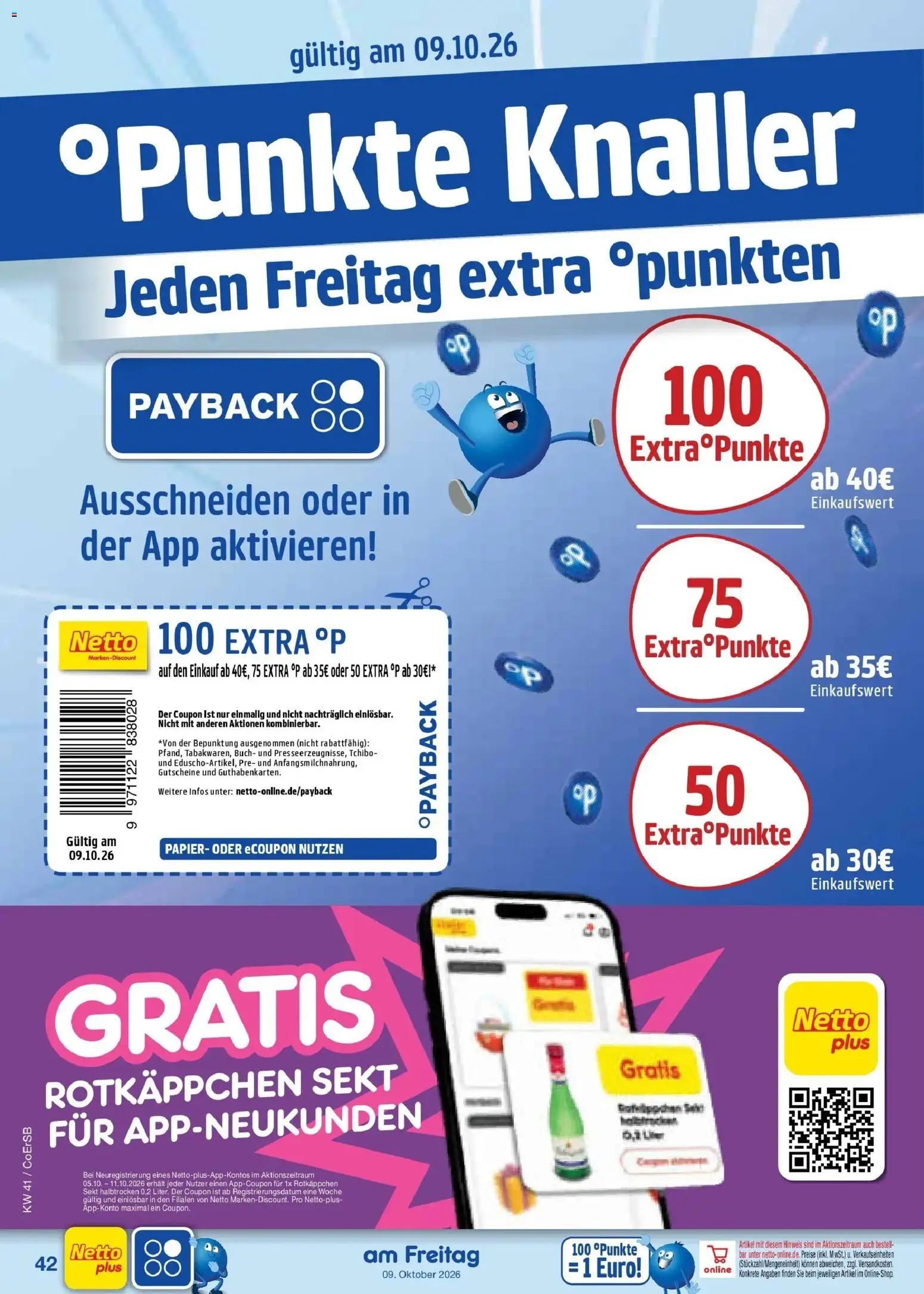 Netto Marken-Discount Prospekt Leipzig – gültig ab 05.10.2026 | Seite: 54 | Produkte: Rotkappchen sekt, Sekt, Rotkäppchen