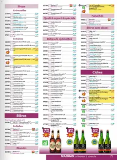 Maximo - Prévisualisation de Maximo catalogue epicerie valide à partir de 28/09/2026 | Page: 71 | Produits: Citron vert, Menthe, Panaché, Cerise