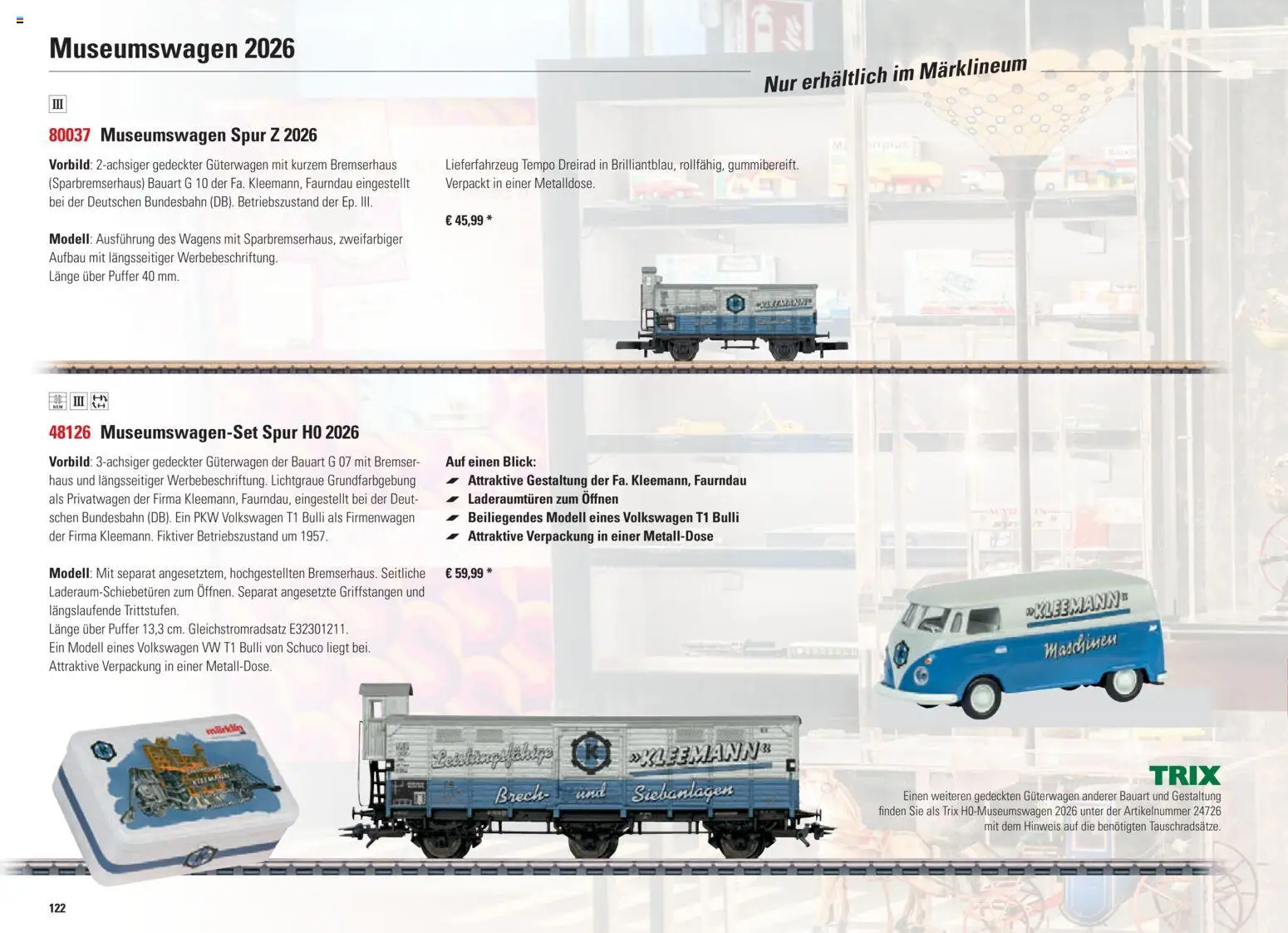Conrad Märklin Katalog – gültig ab 01.01.2026 | Seite: 124 | Produkte: Tempo