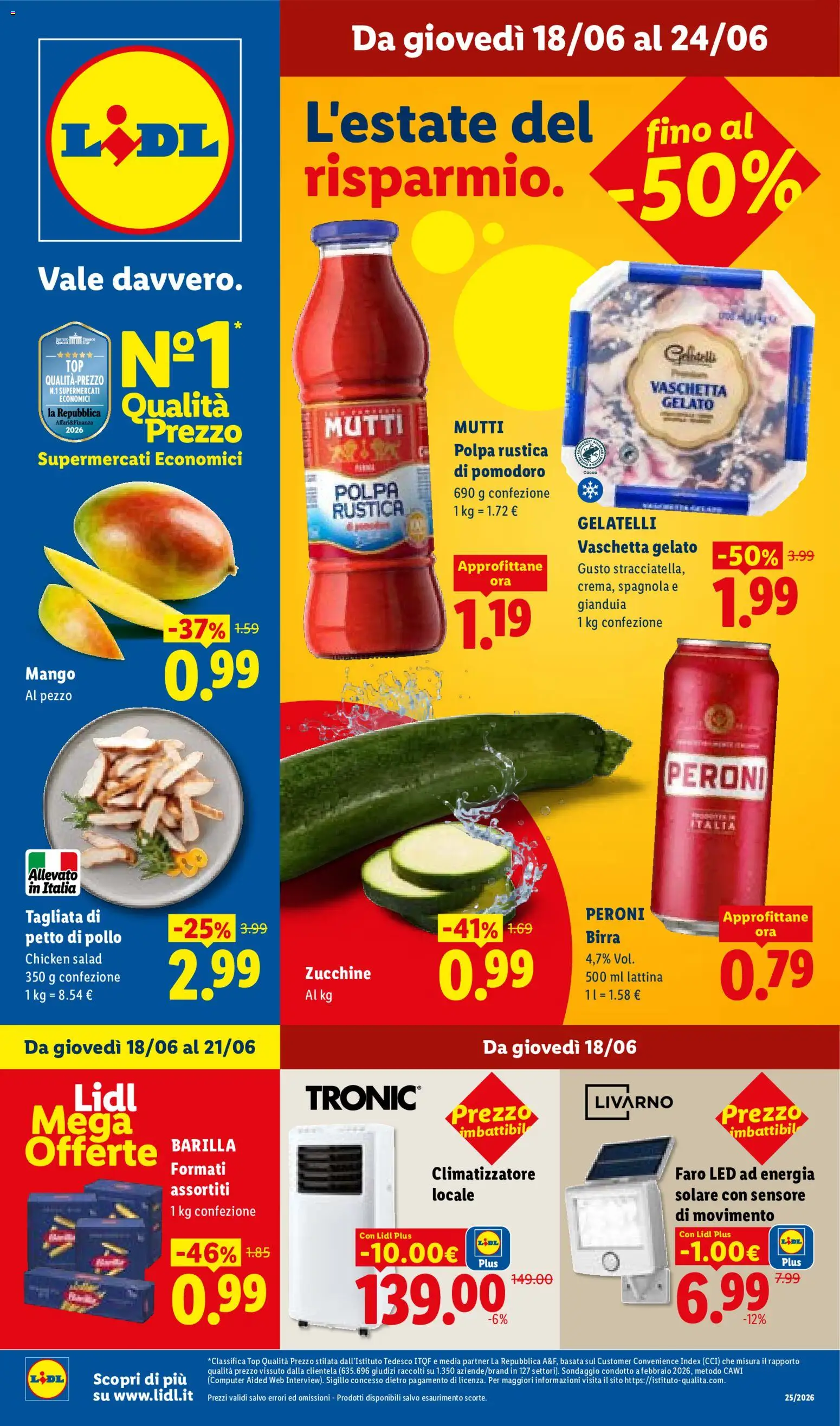 Volantino Lidl del 18.06.2026 | Pagina: 1