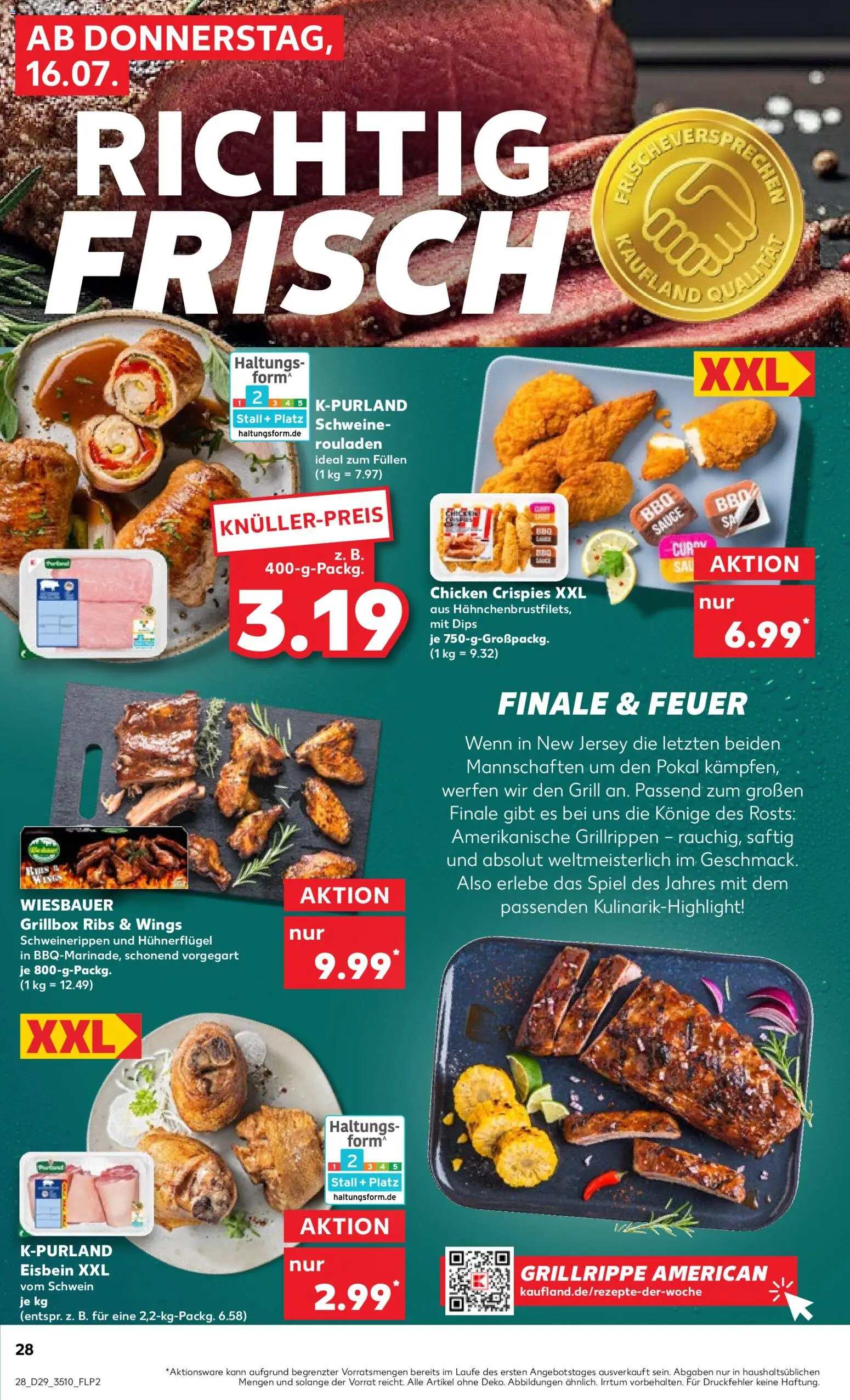 Kaufland Prospekt Leipzig – gültig ab 16.07.2026 | Seite: 28 | Produkte: Spiel, Grill