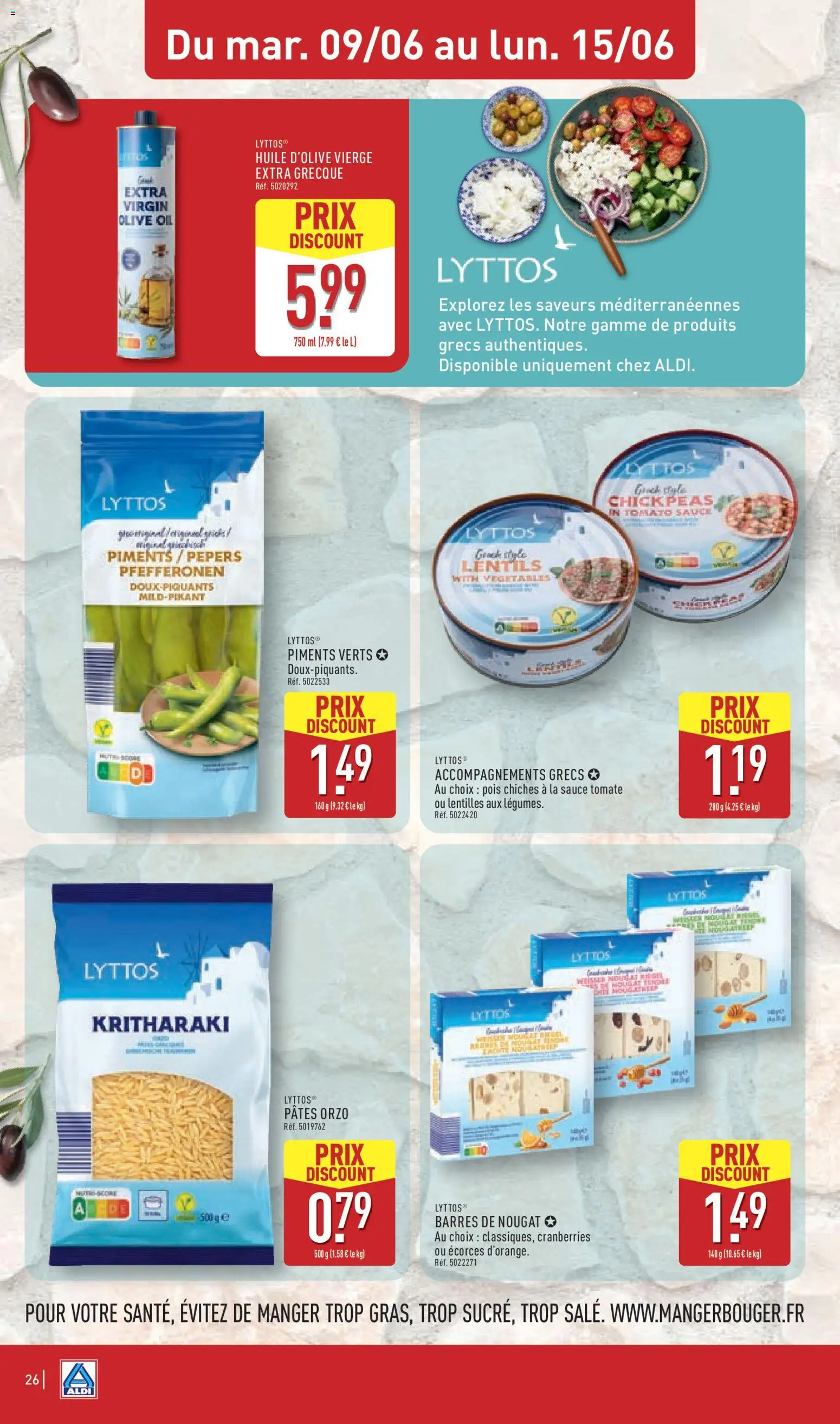 {H1} | Page: 30 | Produits: Huile d'olive vierge, Huile D'olive, Pois chiches, Pois