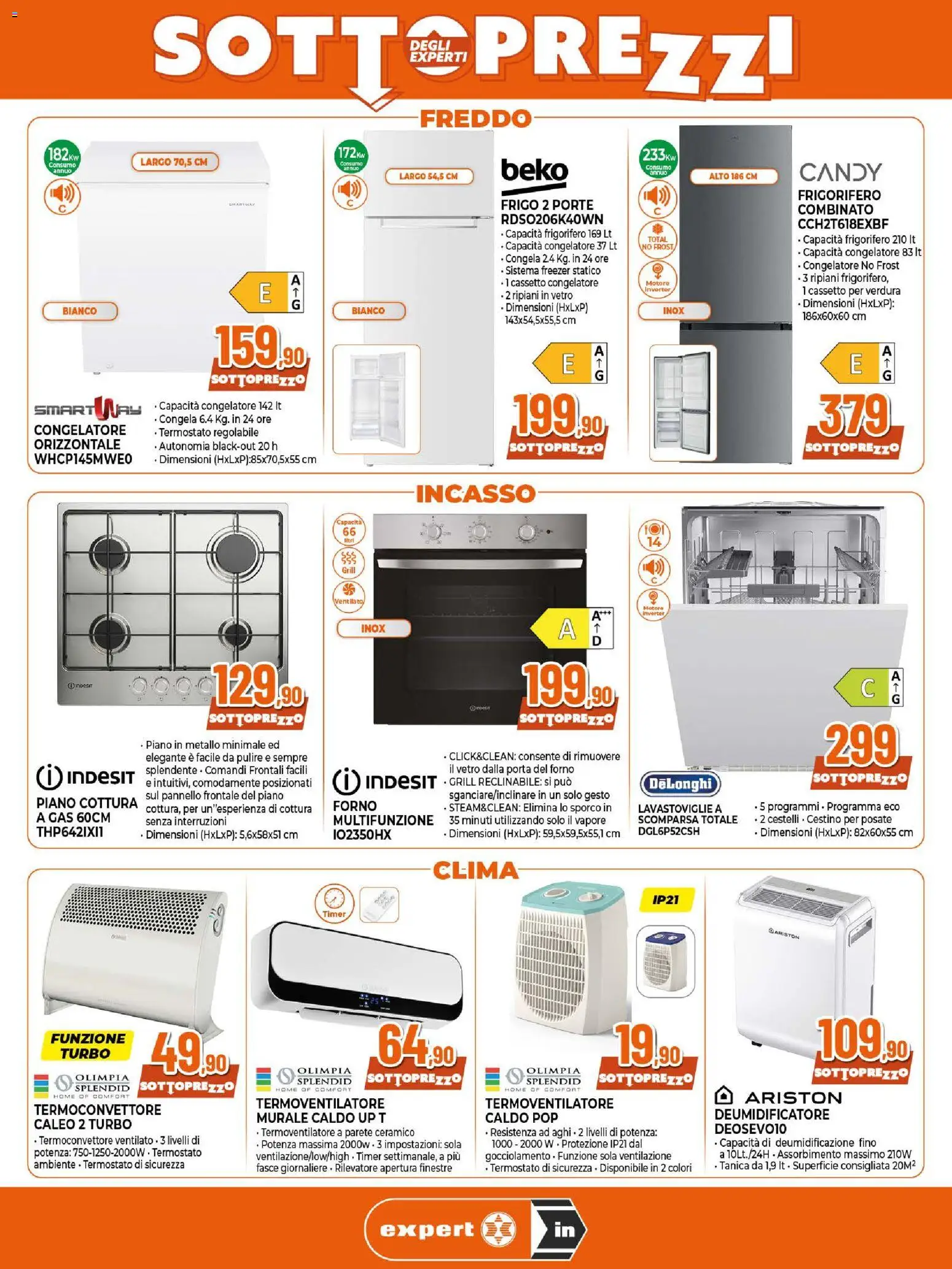 Volantino Ipercoop del 08/10/2026 | Pagina: 6 | Prodotti: Deumidificatore, Porta, Tanica, Cestino