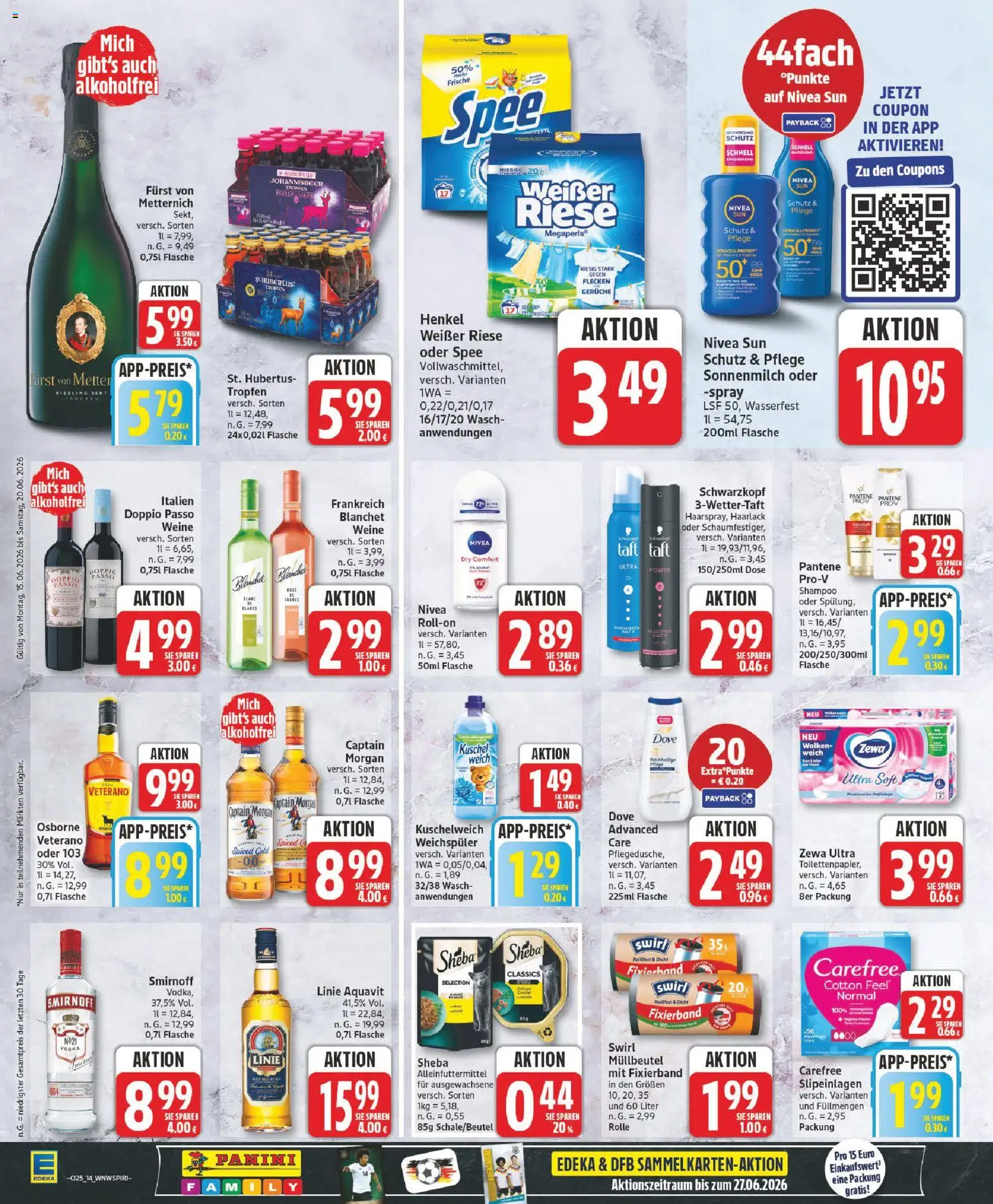 Elli Markt Prospekt Rietberg – gültig ab 15.06.2026 | Seite: 14 | Produkte: Osborne, Zewa, Weichspüler, Captain morgan