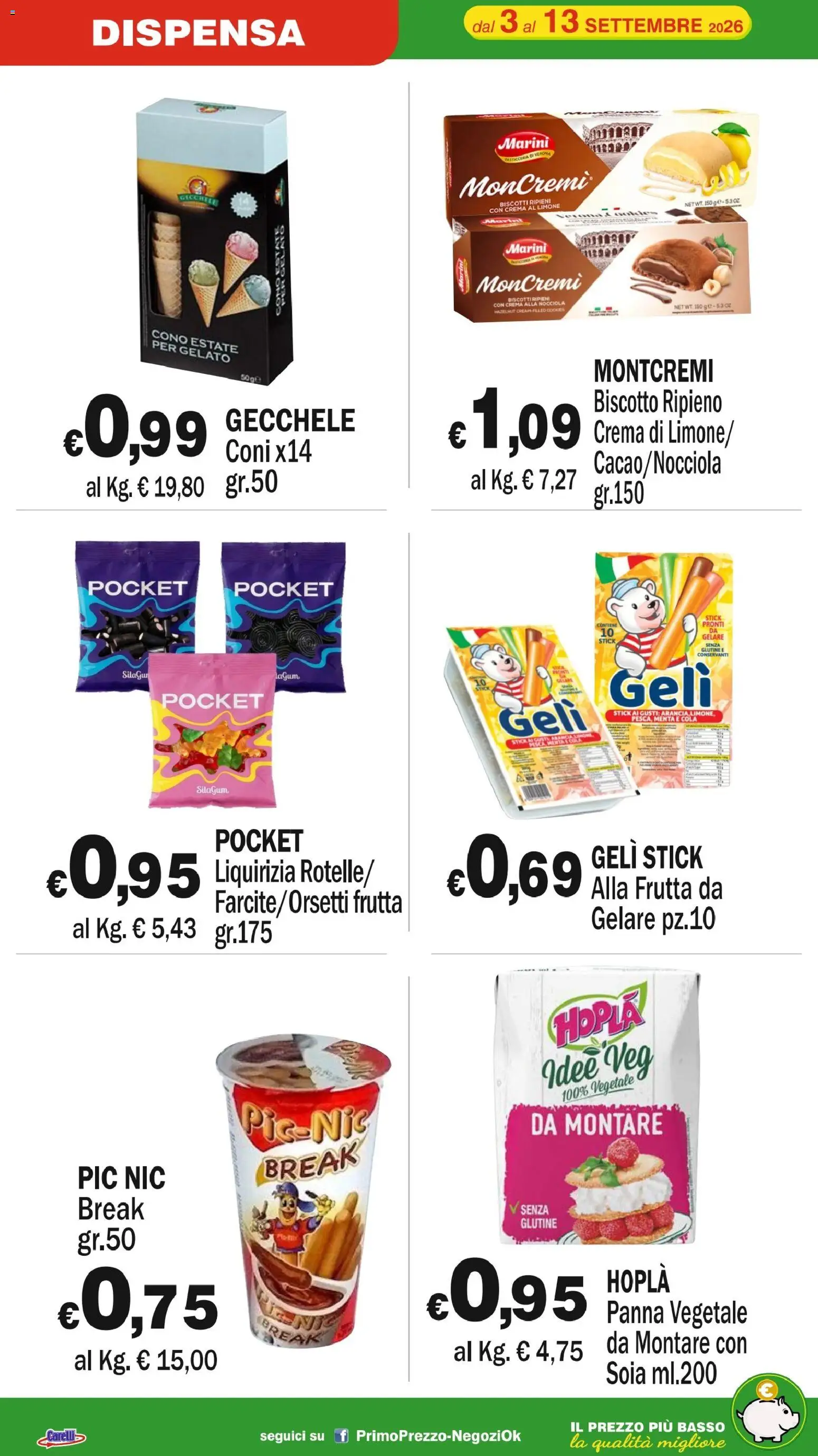 Volantino Primo Prezzo del 03/09/2026 | Pagina: 16