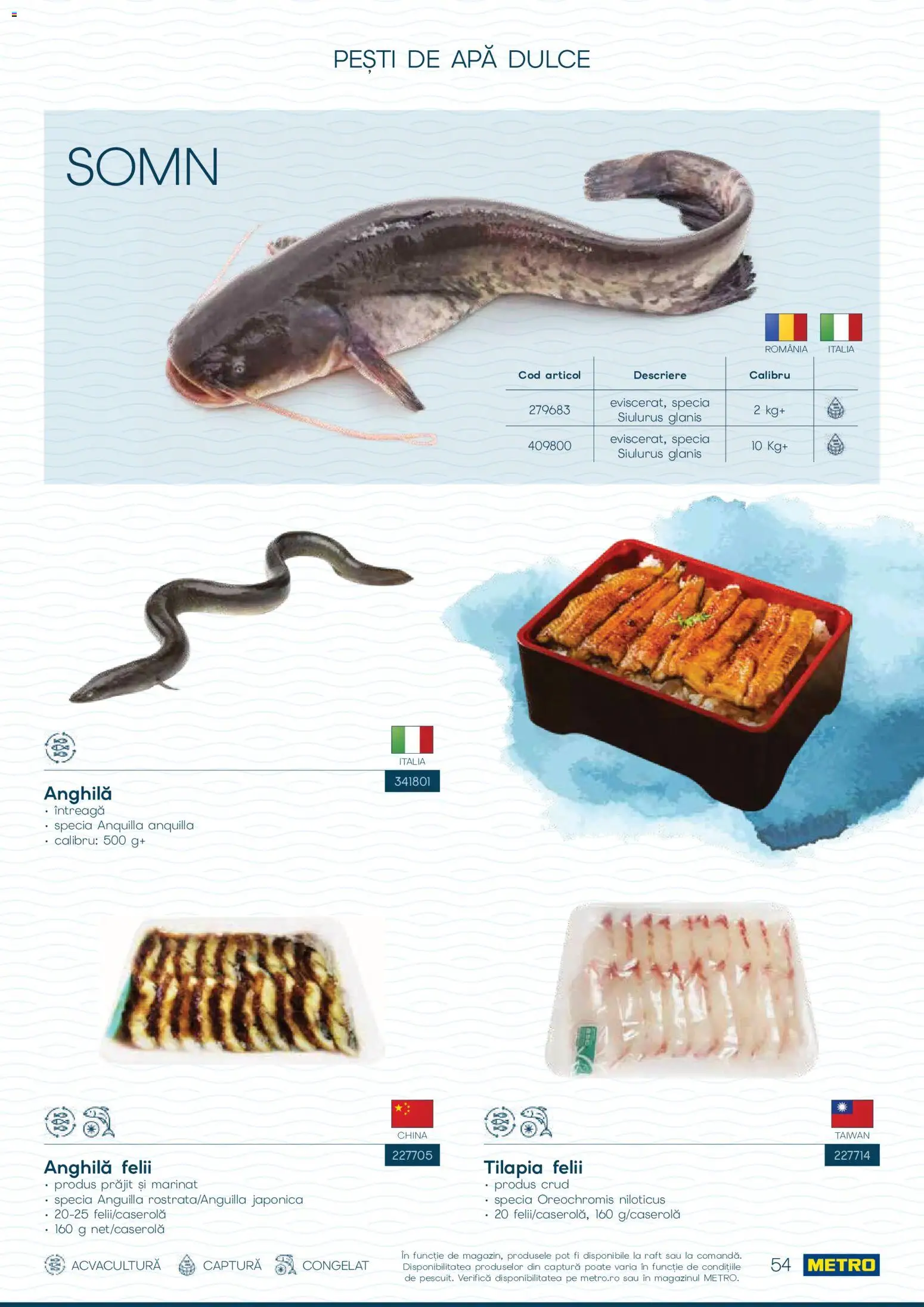 Noul catalog Metro – valabil de la 01.10.2026 | Pagină: 54 | Produse: Raft, Apă