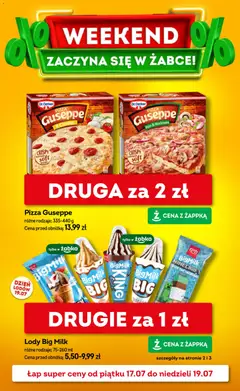 Pogląd oferty "Żabka gazetka - Weekendowe promocje" - ważna od 17.07.2026