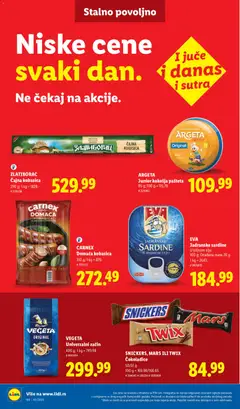 ARGETA Junior kokošja pašteta, 95 g; 100 g = 115.78 - pregled Lidl kataloga - važi od 22.10.2026 | Strana: 42