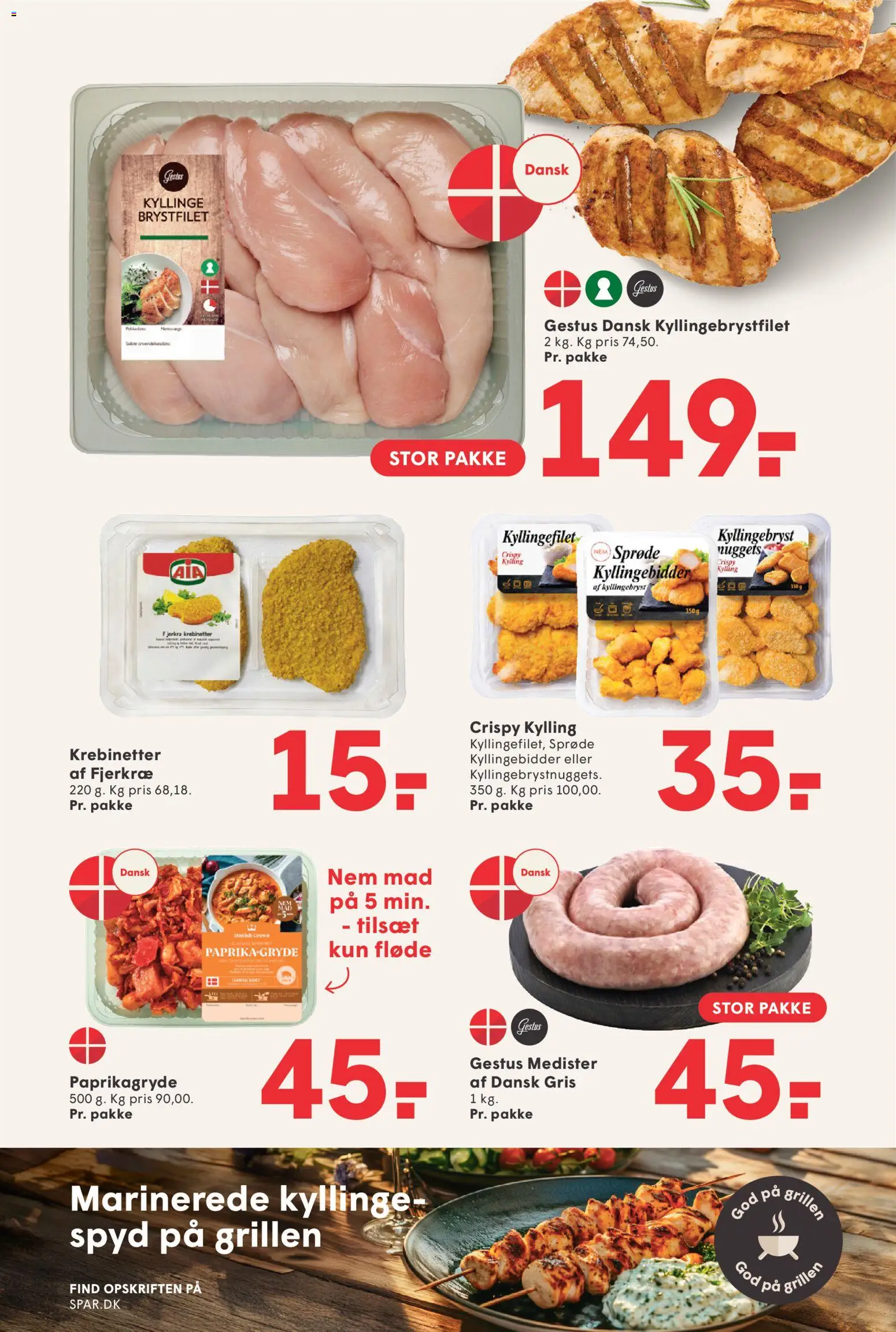 Spar tilbudsavis – gyldig fra 14/08/2026 | Side: 6 | Produkter: Nuggets, Fløde
