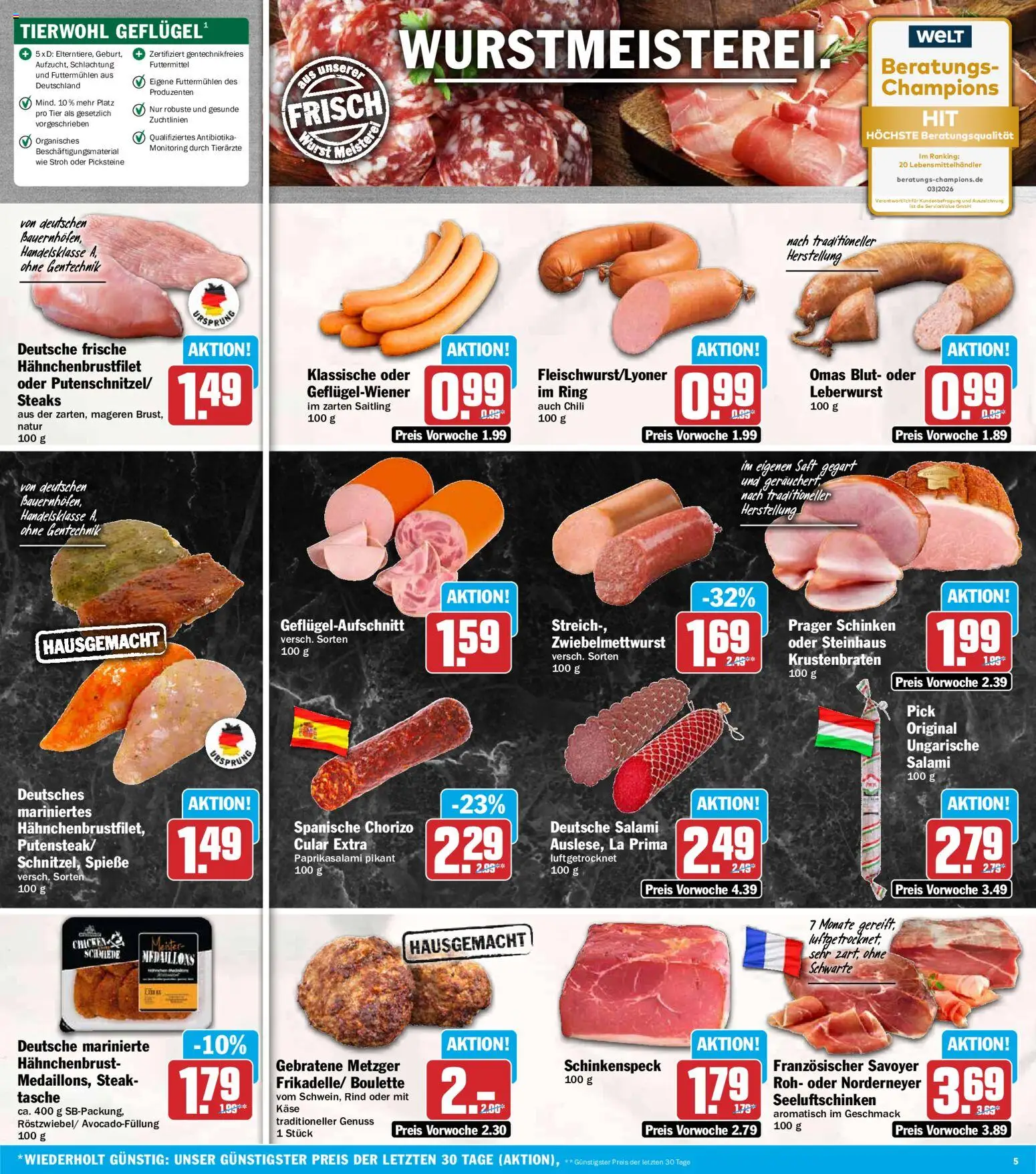 HIT Prospekt – gültig ab 21.09.2026 | Seite: 5 | Produkte: Käse, Chili, Saft, Hahnchenbrust