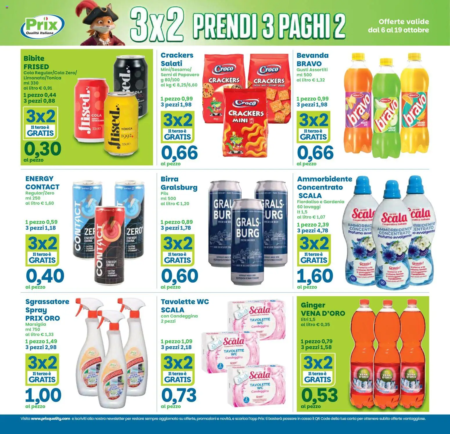 Volantino Prix del 06/10/2026 | Pagina: 9 | Prodotti: Birra, Papavero, Crackers, Scala