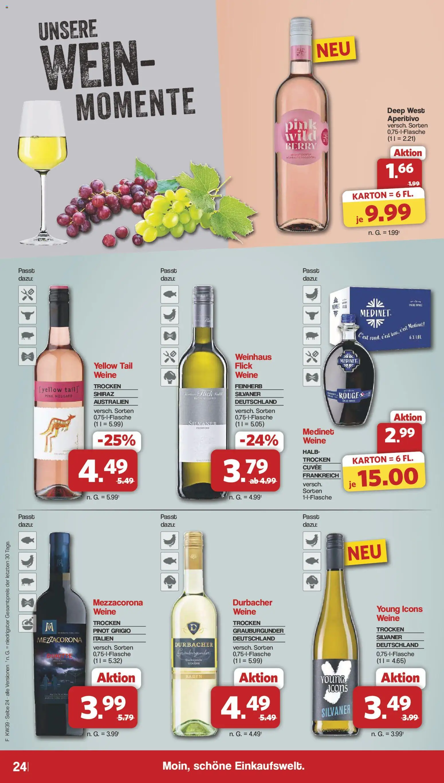Famila Nordwest Prospekt – gültig ab 21.09.2026 | Seite: 25 | Produkte: Rouge, Wein