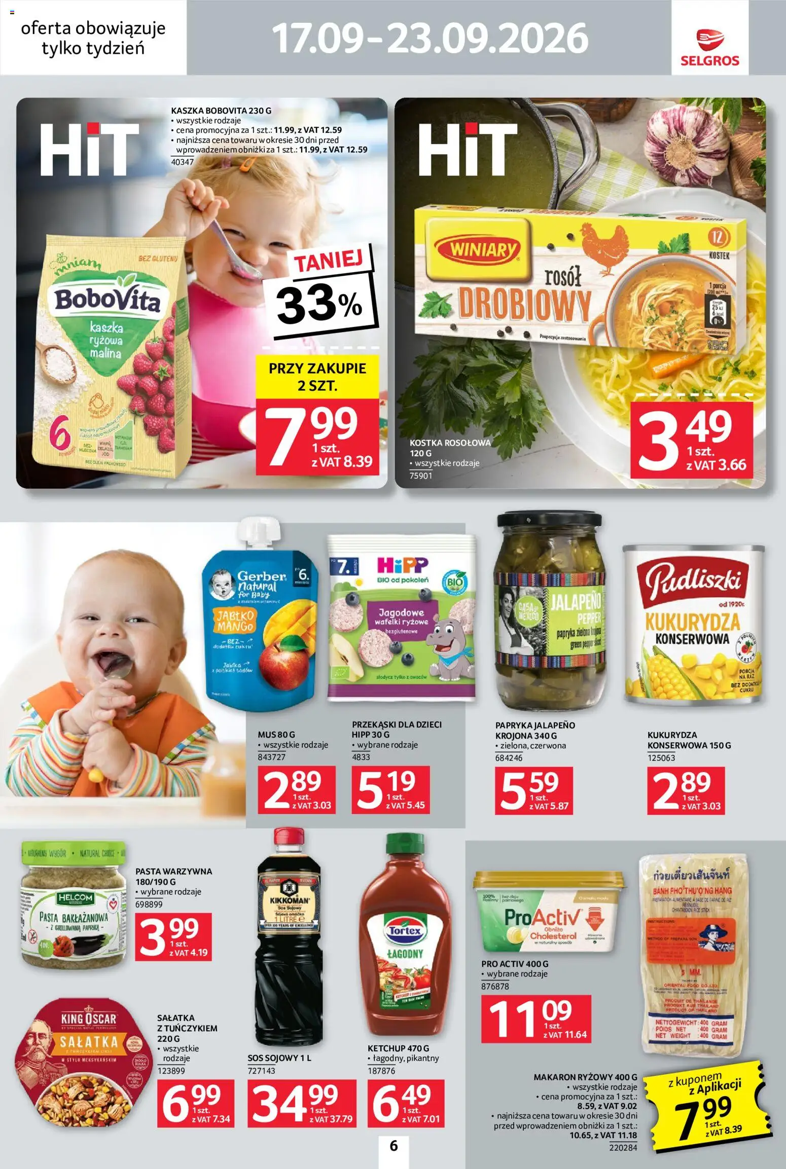 Selgros cash&carry gazetka - Jeszcze więcej super promocji od 17.09.2026 | Strona: 6 | Produkty: Mango, Ketchup, Jalapeno, Sałatka
