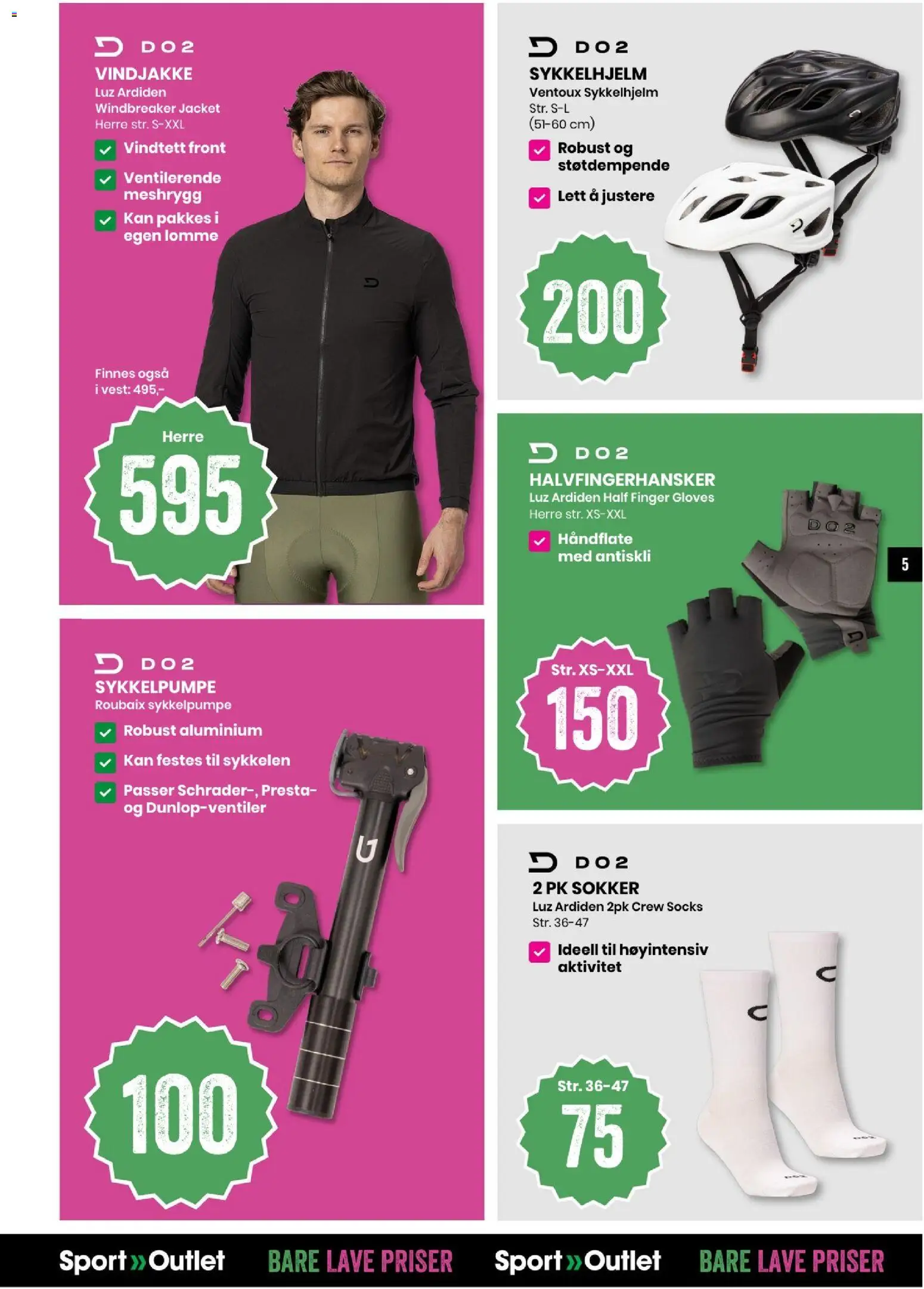 {H1} | Side: 5 | Produkter: Vest, Sokker
