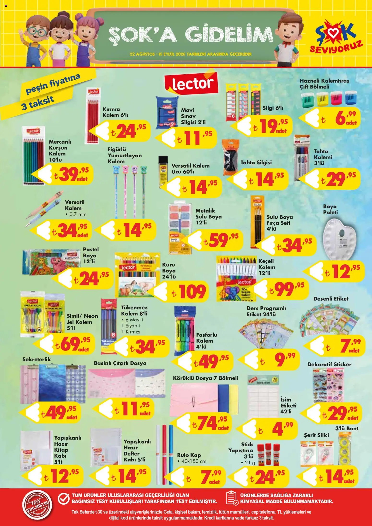 Şok Market Katalog - 19 Ağustos 2026 tarihinden itibaren geçerlidir | Sayfa: 7 | Ürünler: Fırça, Tükenmez kalem, Sulu boya, Kalem ucu