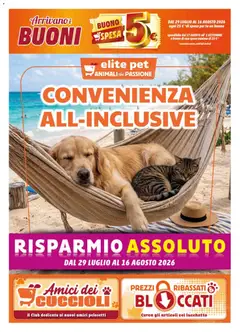 Anteprima del volantino Elite Supermercati volantino Pet valido a partire dal 29/07/2026