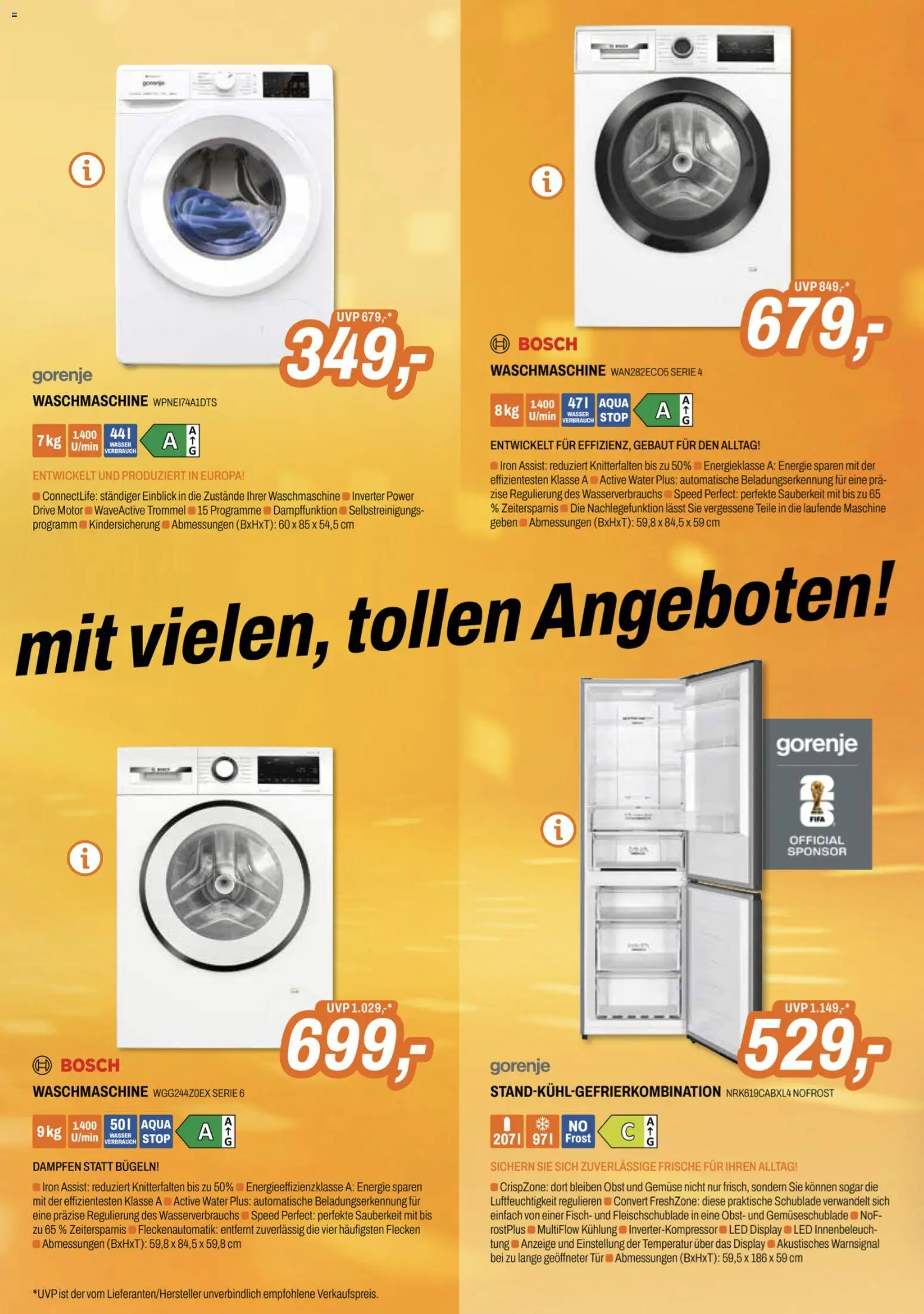 Expert Prospekt aktuell gültig ab 18.05.2026 | Seite: 9 | Produkte: Gemüse, Obst, Waschmaschine, Fisch