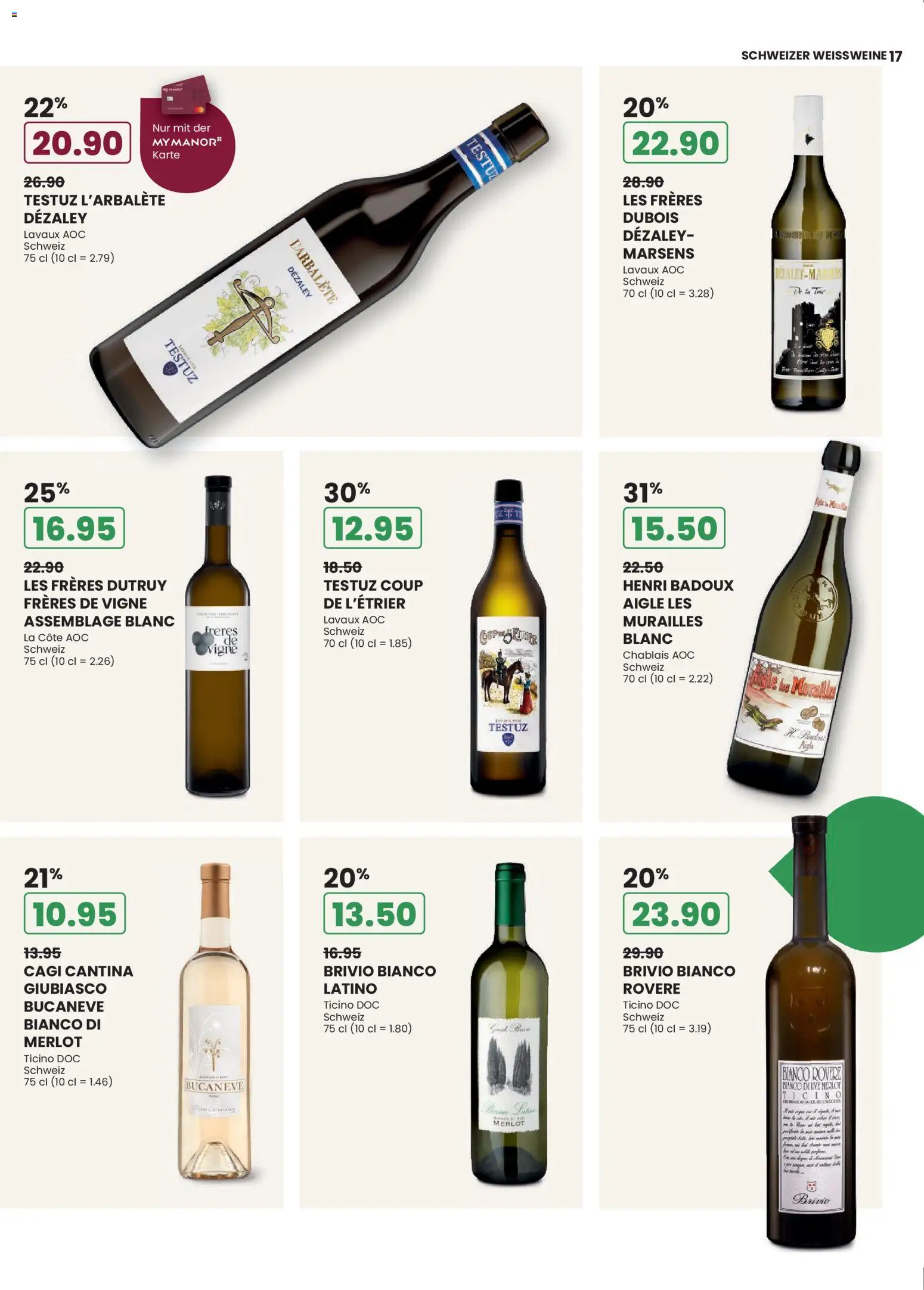 Manor aktionen  Wine – gültig ab 12.04.2026 | Seite: 17 | Produkte: Merlot