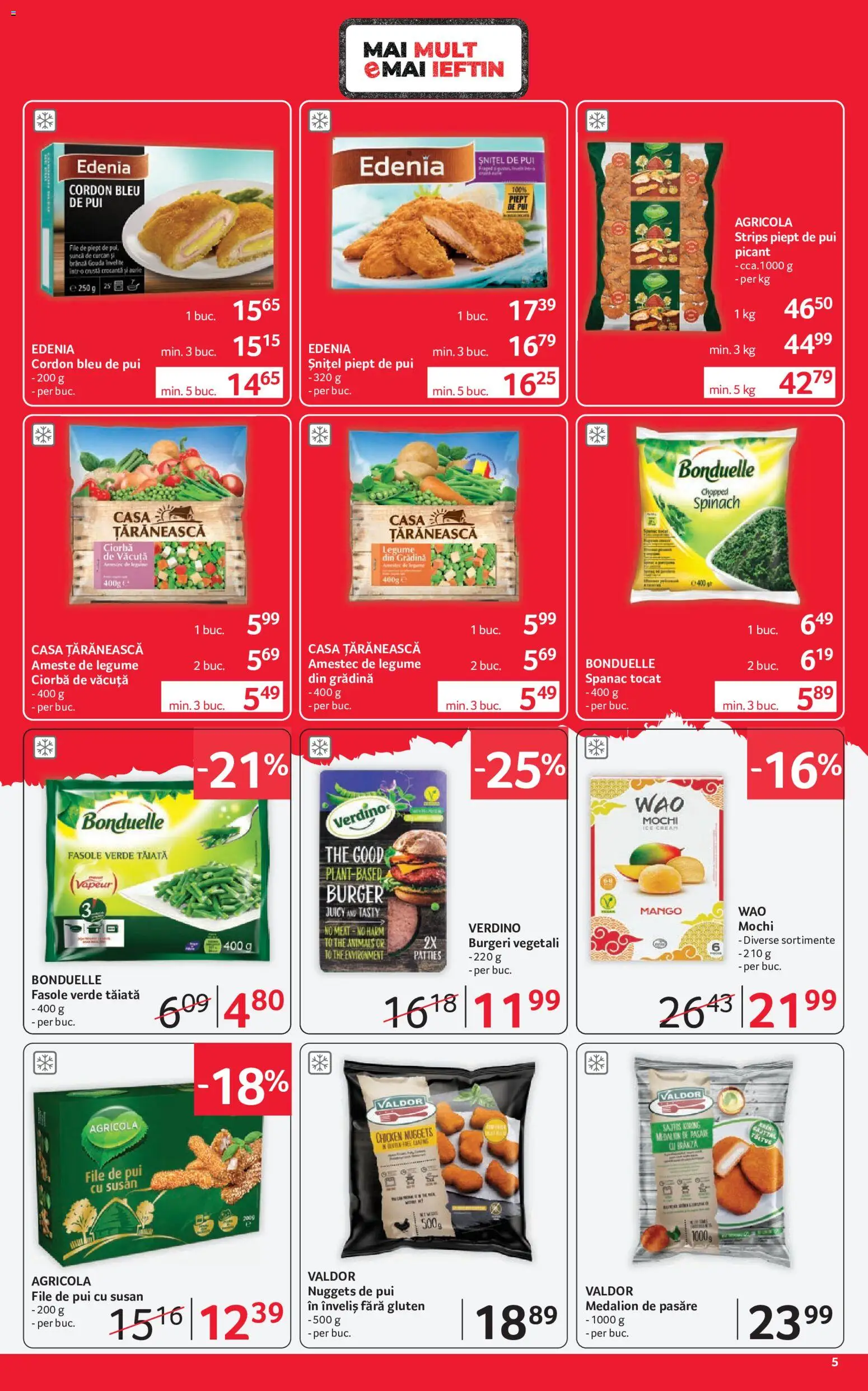 Noul catalog Selgros – valabil de la 07.08.2026 | Pagină: 5 | Produse: Hacıyatmaz Kedi Oyuncağı, Fasole verde, Legume, Gouda