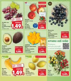 Grožđe rose, 1 kg - Pregled kataloga iz trgovine Kaufland, vrijedi od 30.09.2026 | Stranica: 11