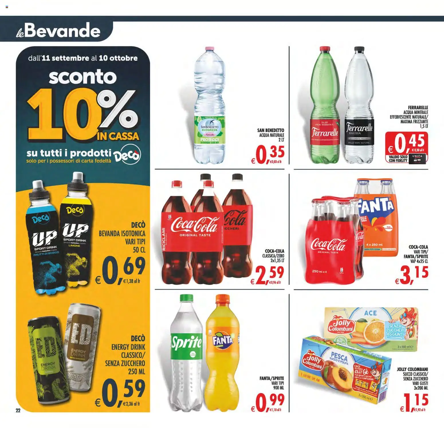 Volantino Decò del 02/10/2026 | Pagina: 22
