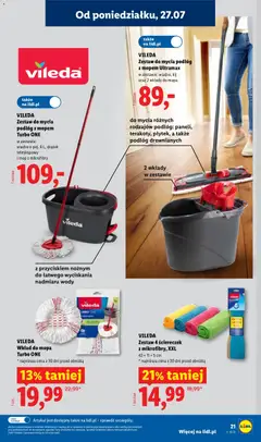 Náhled letáku Lidl Polsko katalog od 27.07.2026 | Strana: 21 | Produkty: Mop