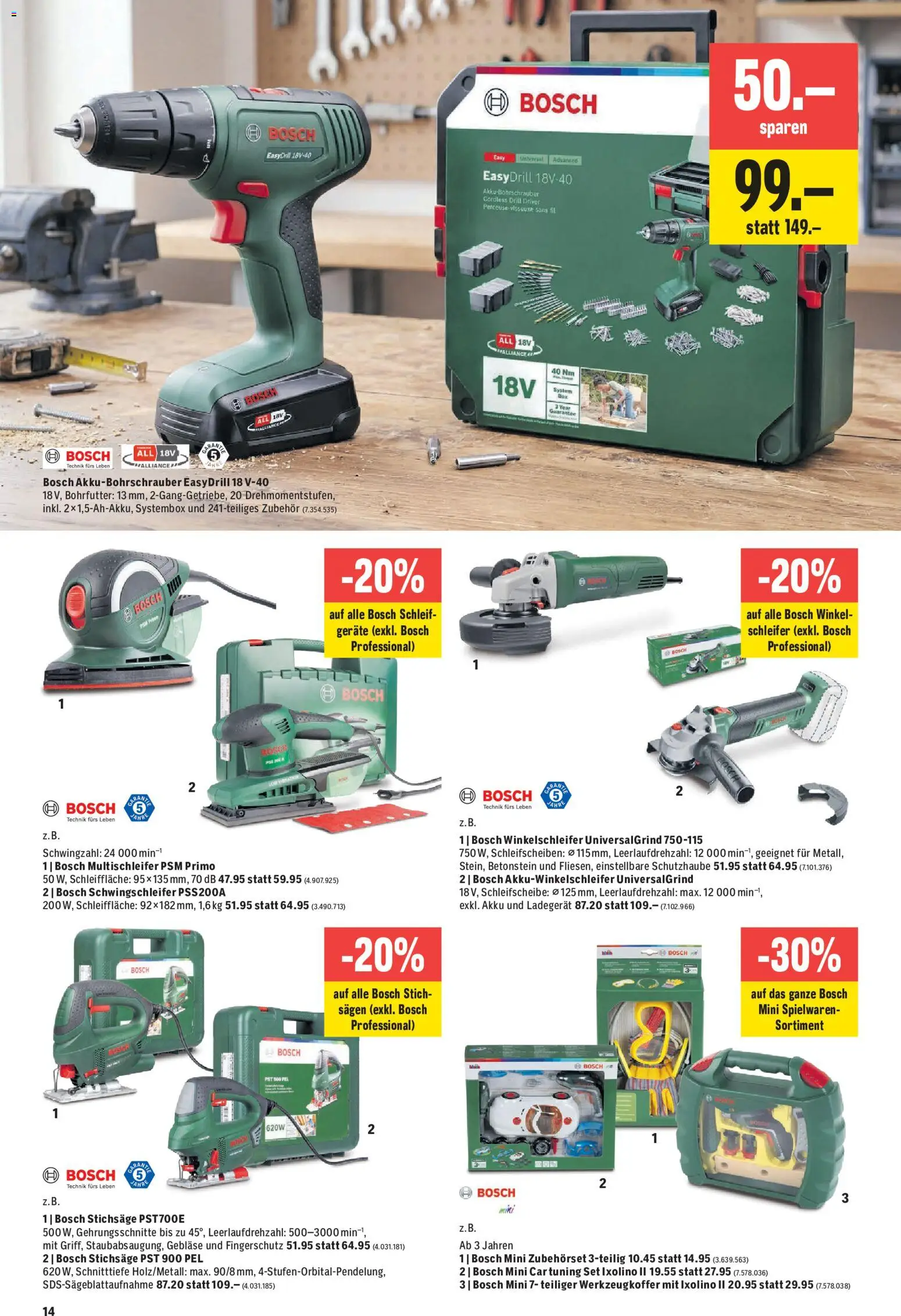 Jumbo aktionen – gültig ab 13.08.2026 | Seite: 14 | Produkte: Ladegerät, Bosch, Schleifer