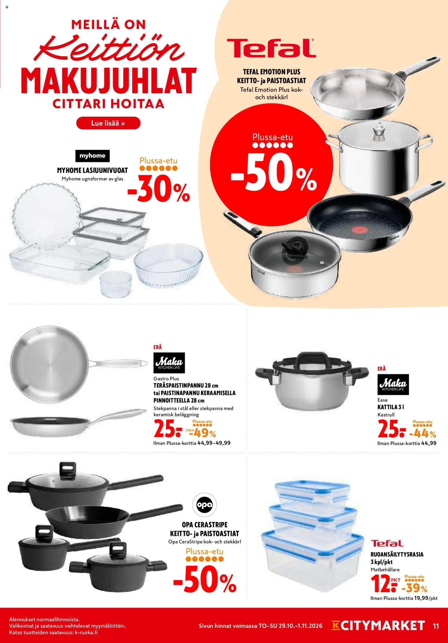 K-Citymarket tarjoukset – voimassa 29/10/2026 alkaen | Sivu: 11