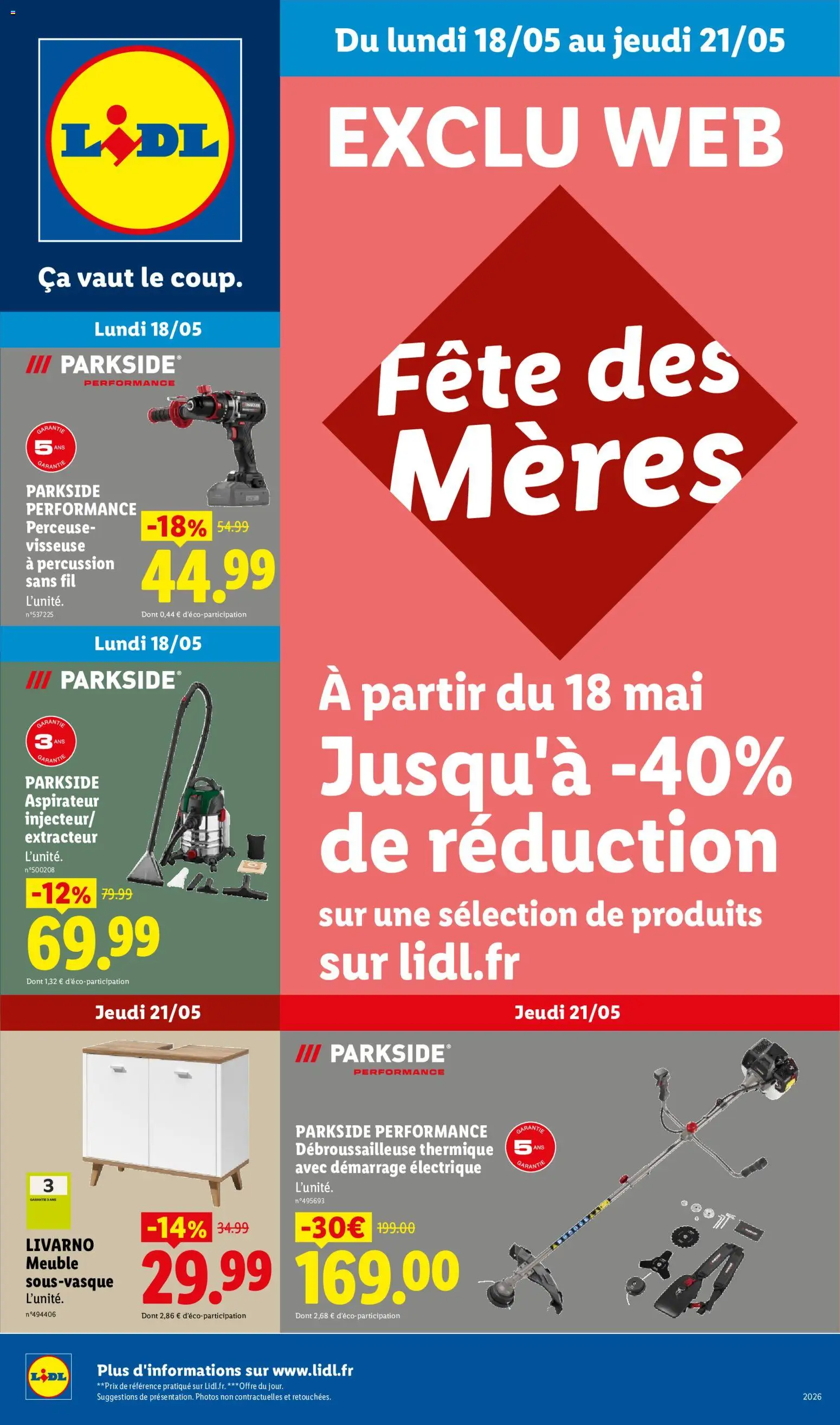{H1} | Page: 1 | Produits: Meuble, Perceuse, Aspirateur, Débroussailleuse