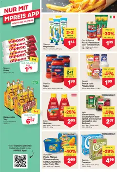 MPREIS Flugblatt ab 27.08.2026 gültig | Seite: 8 | Produkte: Ketchup, Kekse, Mayonnaise, Schokolade