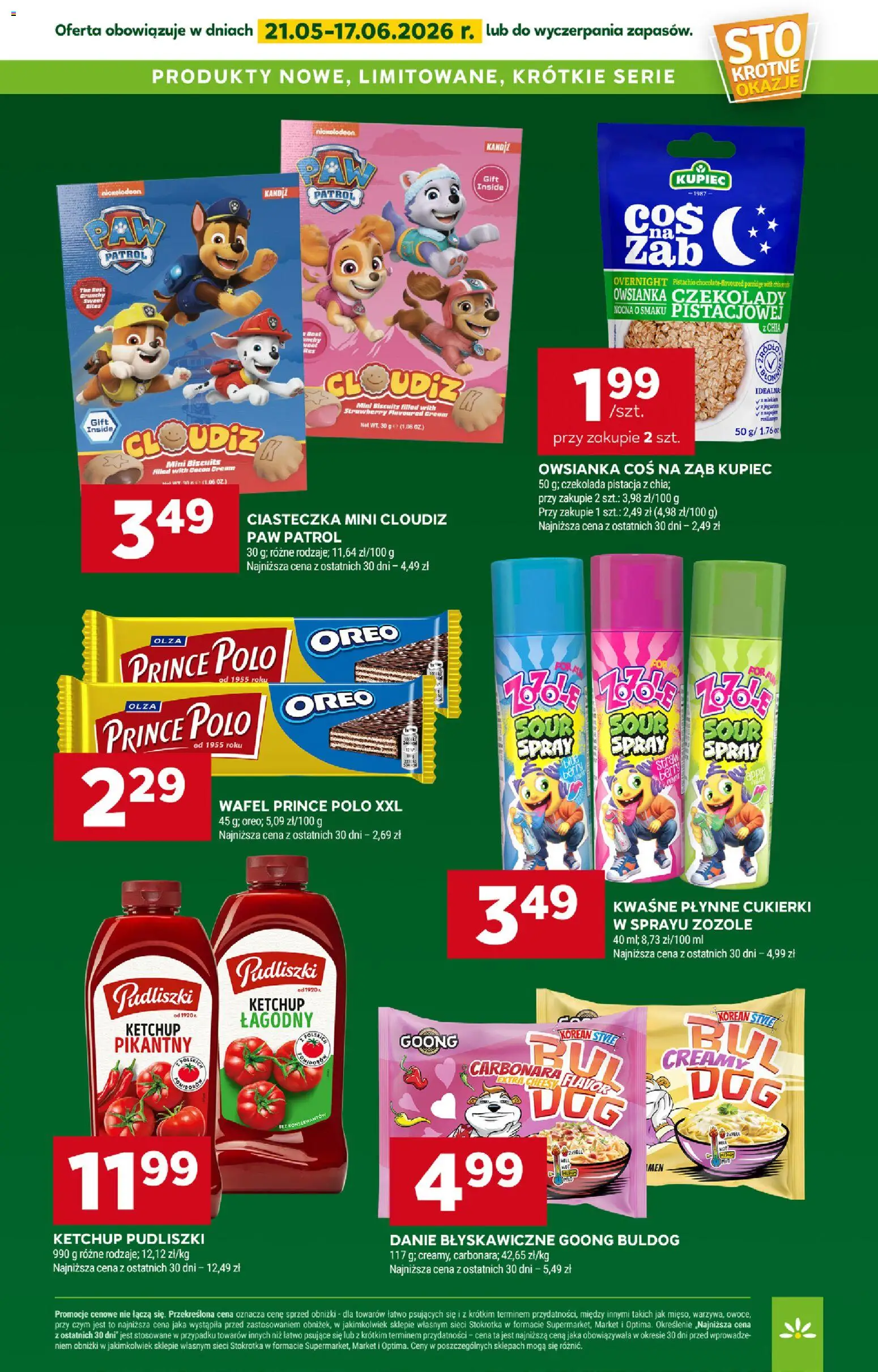 Stokrotka gazetka - Market od 21.05.2026 | Strona: 25 | Produkty: Owsianka, Ketchup, Stokrotka, Ketchup pudliszki