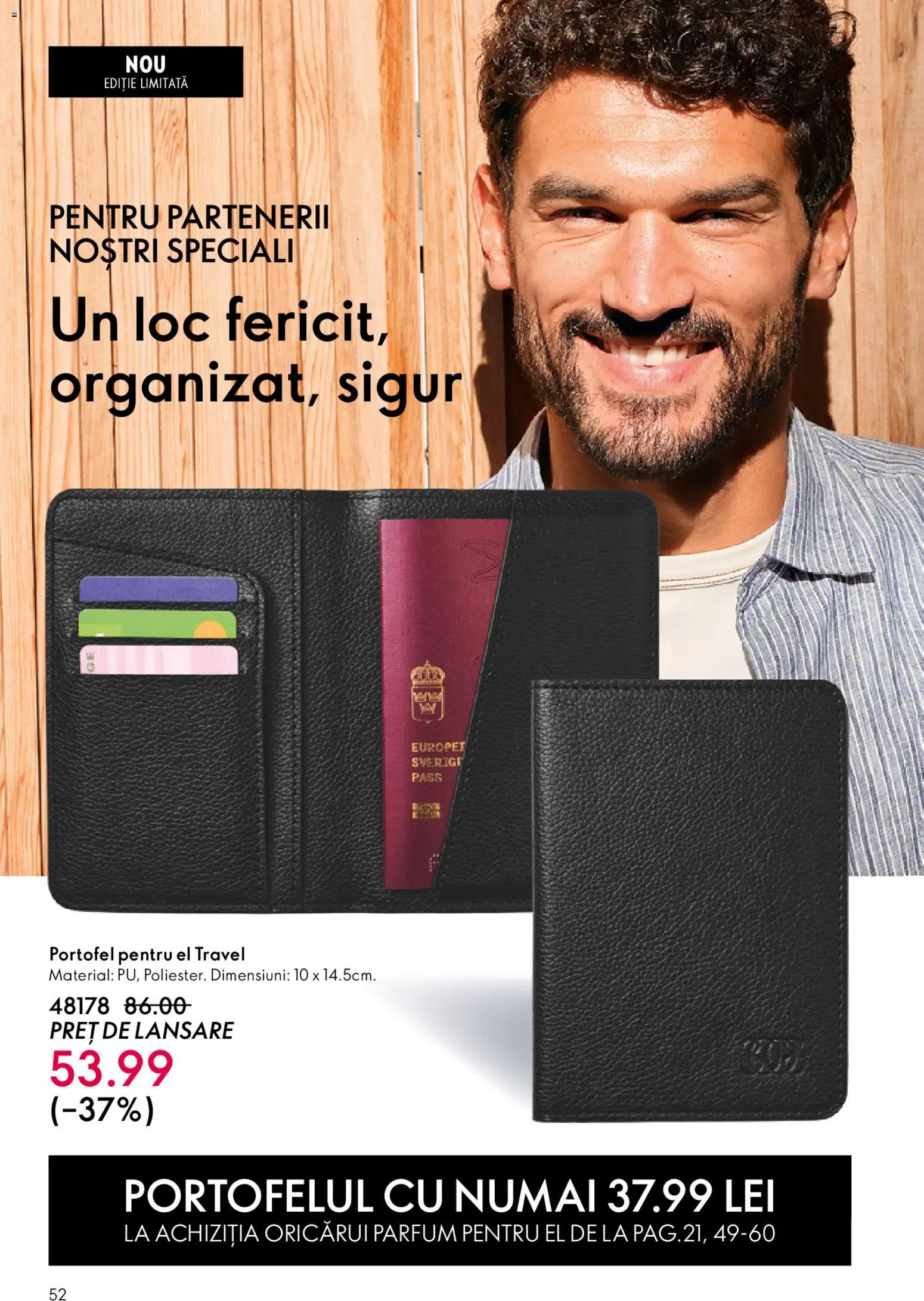 Noul catalog Oriflame – valabil de la 27.05.2026 | Pagină: 52 | Produse: Portofel, Parfum