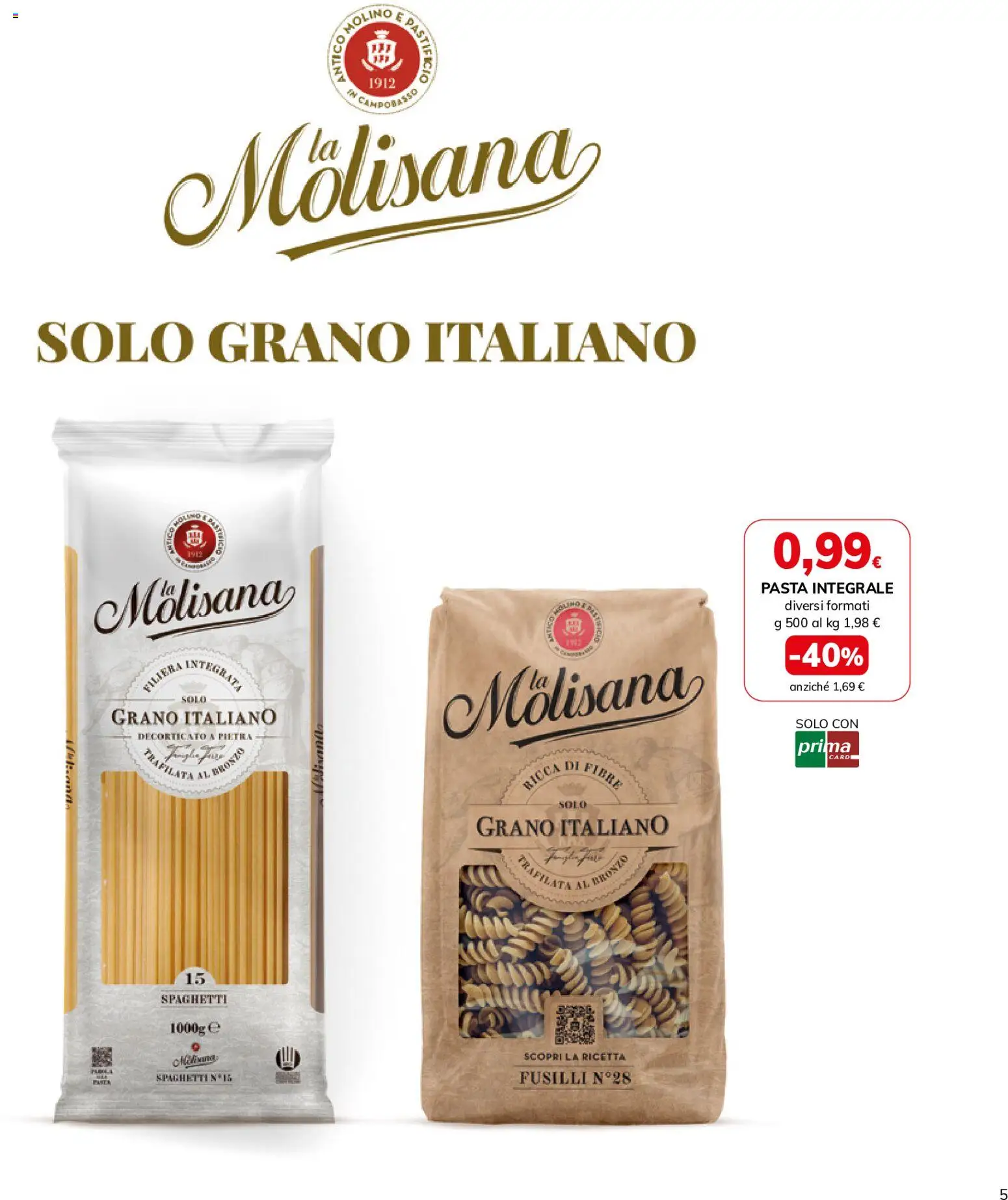 Volantino Basko del 07.05.2026 | Pagina: 5 | Prodotti: Pasta, Fusilli