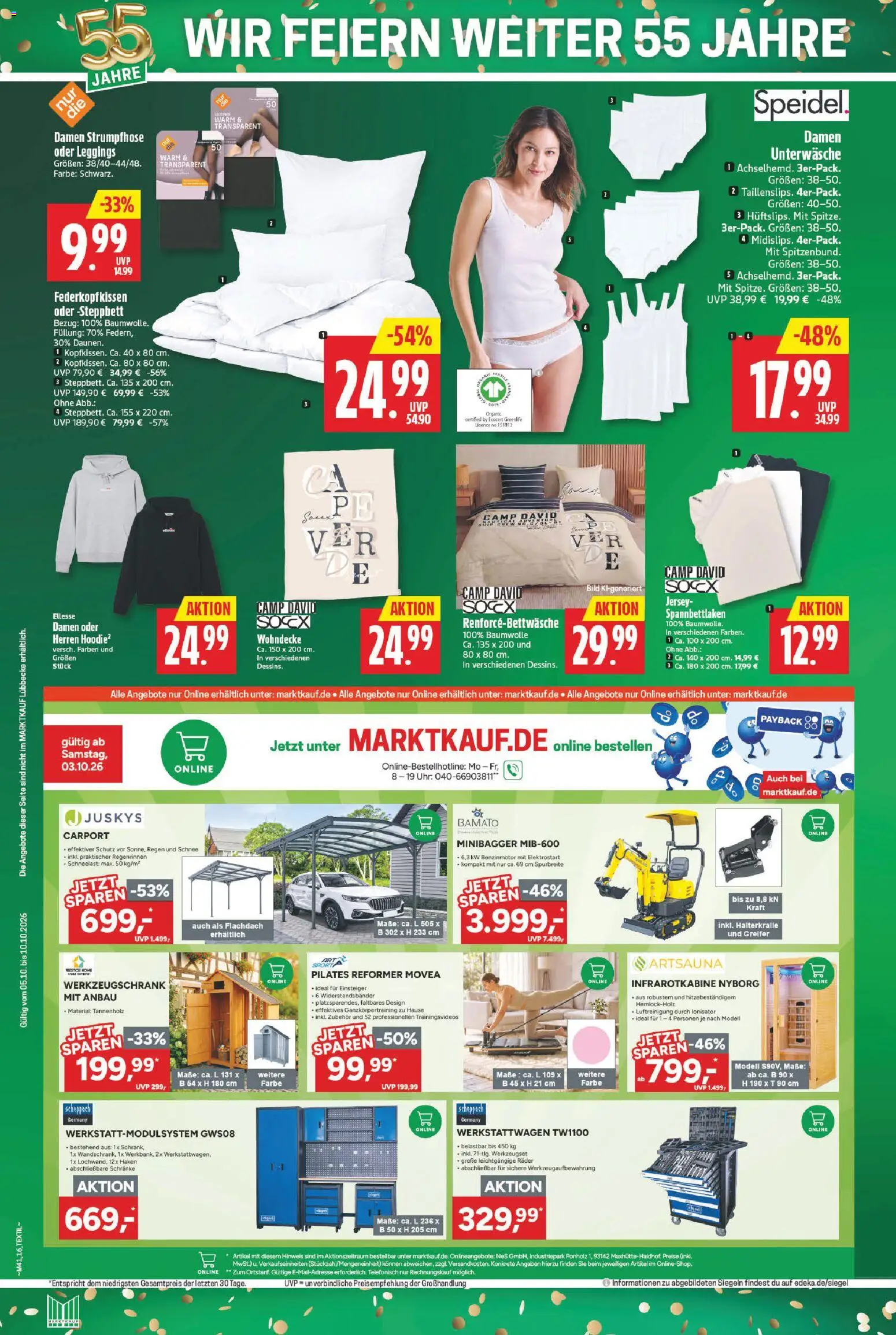 Marktkauf Prospekt – gültig ab 05.10.2026 | Seite: 16 | Produkte: Unterwäsche, Leggings, Strumpfhose, Uhr