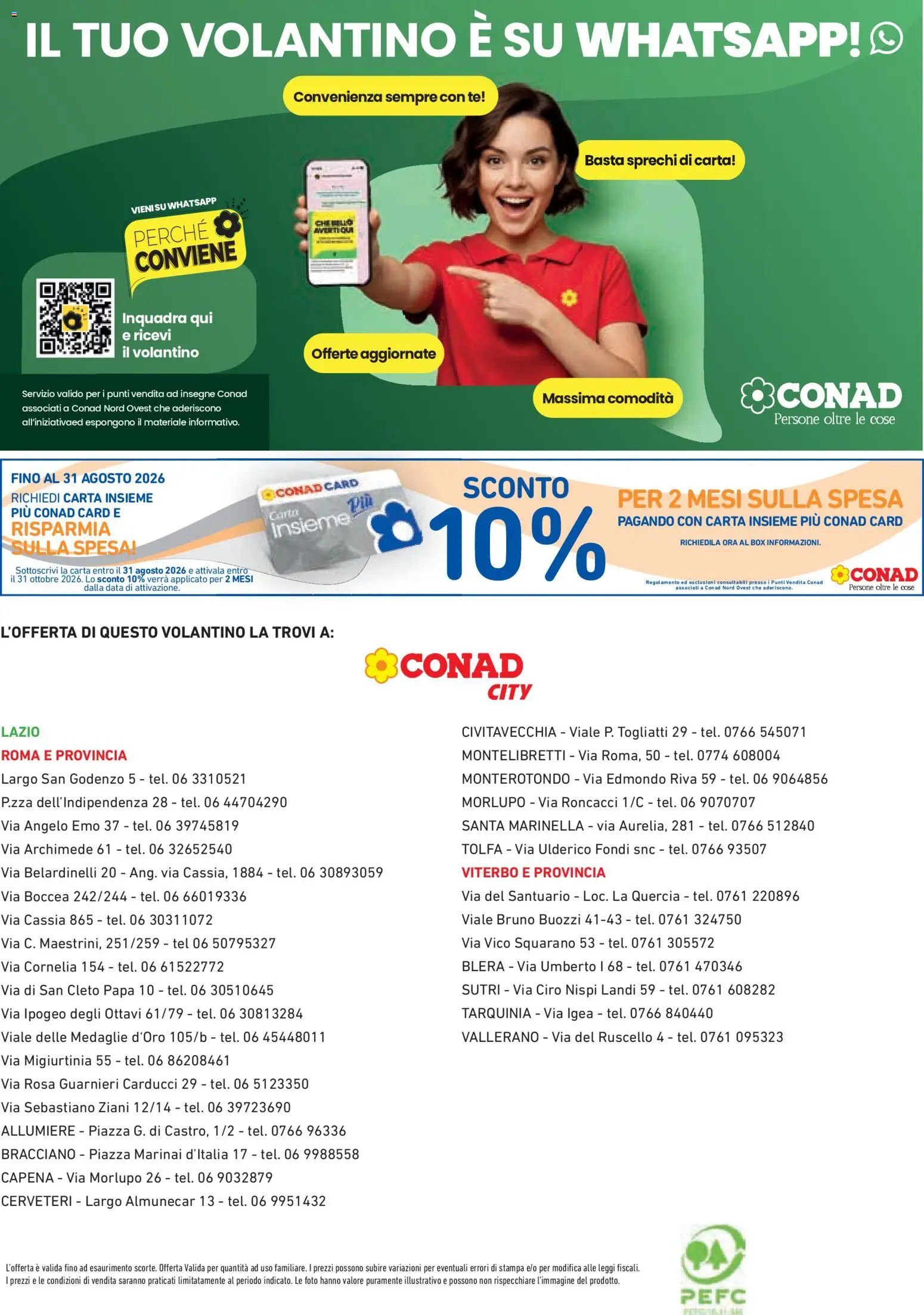 Volantino Conad del 12/08/2026 | Pagina: 8 | Prodotti: Tè, Data, Stampa