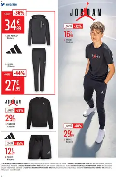 Intersport folder - Voorbeeld van een folder van Intersport, geldig van 03/08/2026 | Pagina: 4 | Producten: Sweater, Jas, Broek
