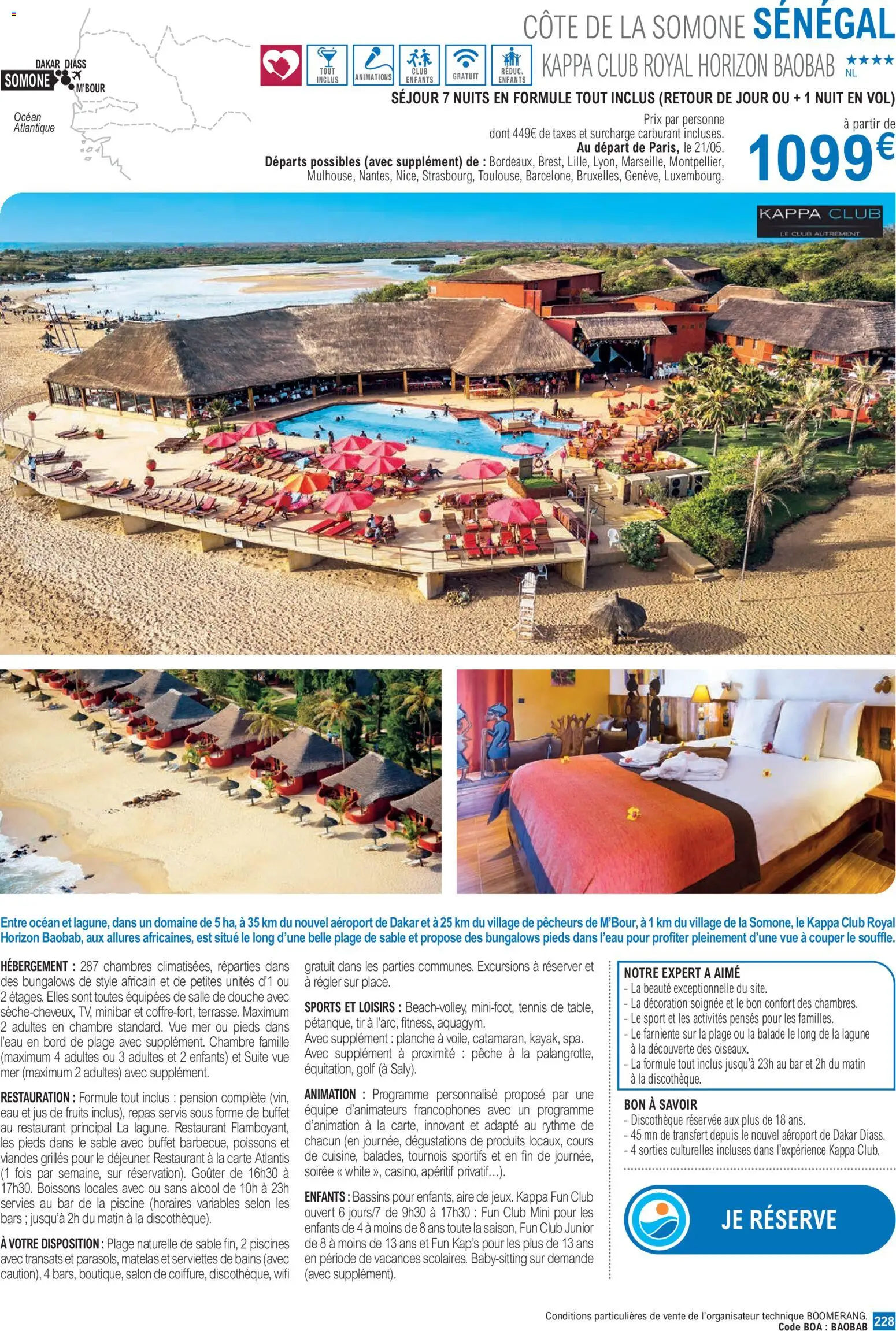 {H1} | Page: 228 | Produits: Alcool, Pêche, Buffet, Piscine
