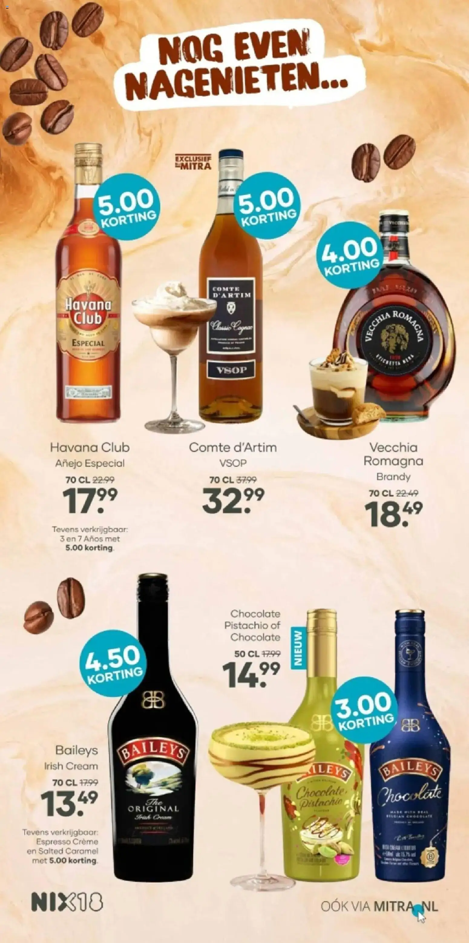 {H1} | Pagina: 8 | Producten: Brandy, Havana Club, Baileys, Crème