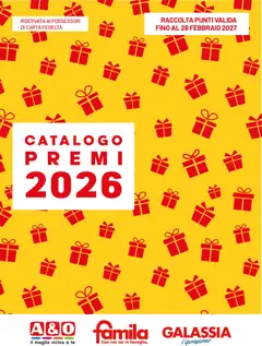 Anteprima del volantino Galassia Catalogo Premi 2026 valido a partire dal 06/10/2026