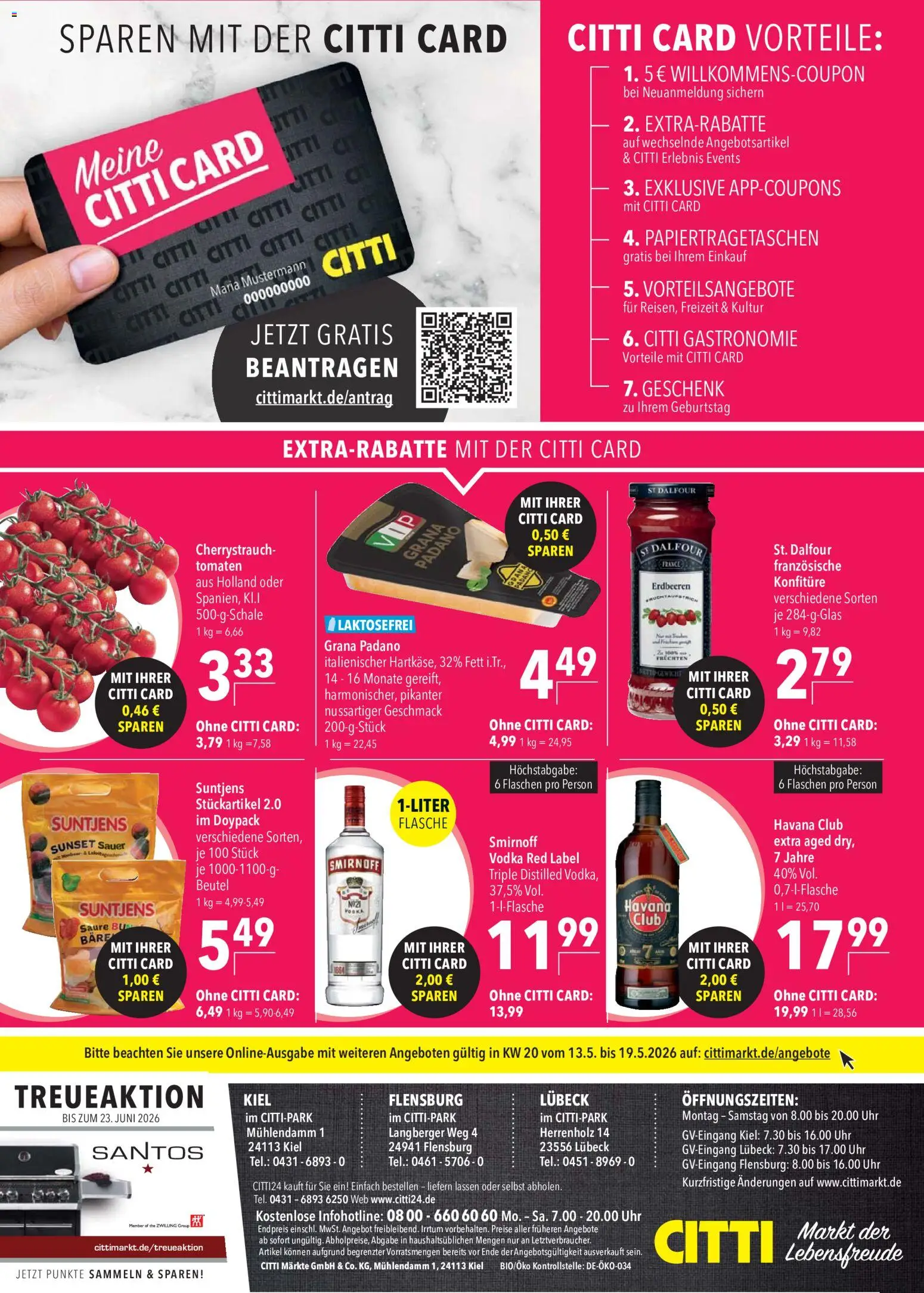 CITTI Markt Prospekt 	 – gültig ab 13.05.2026 | Seite: 26 | Produkte: Havana club, Smirnoff, Vodka, Uhr