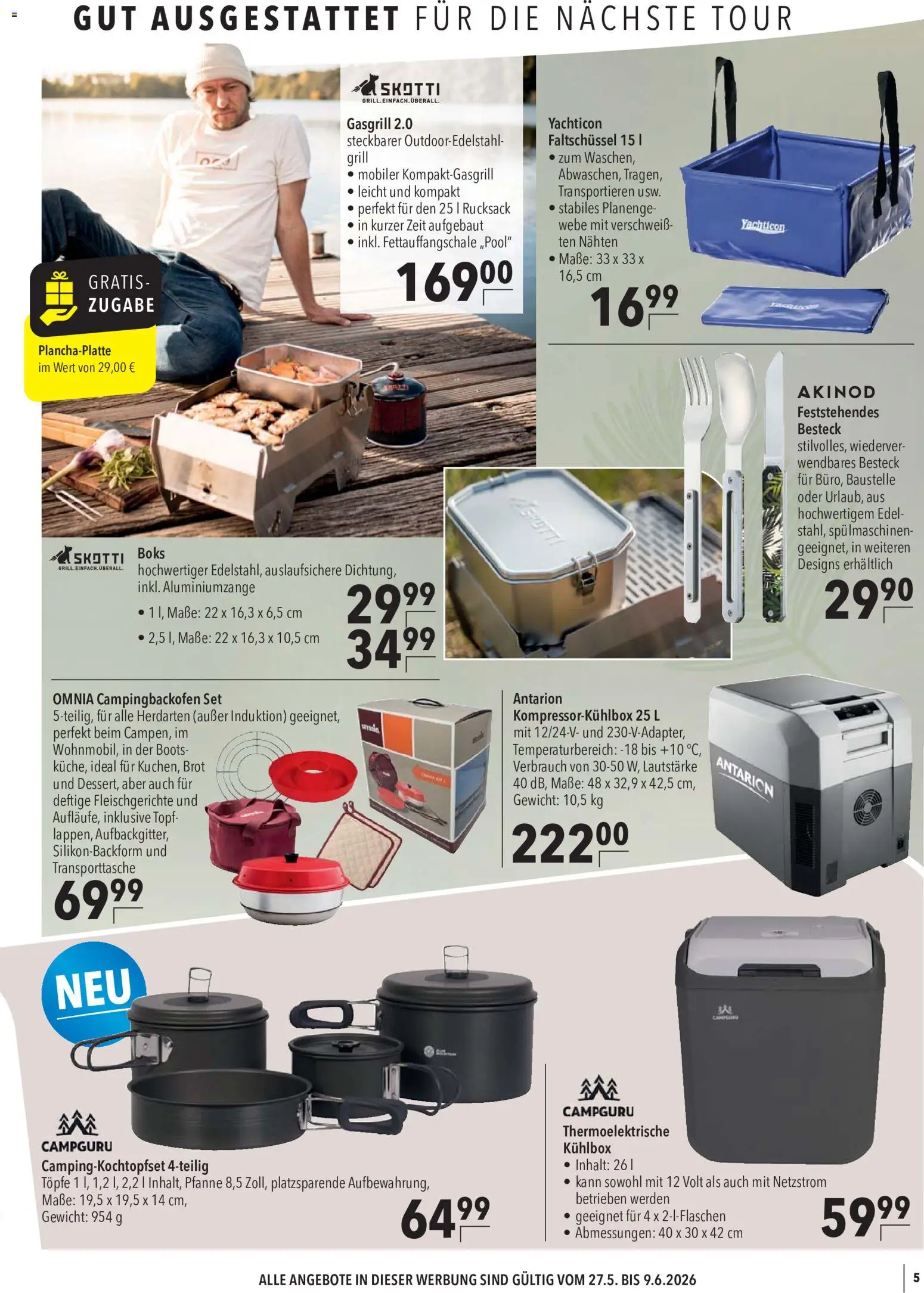 CITTI Markt Garten, Grill & Abenteuer – gültig ab 27.05.2026 | Seite: 5 | Produkte: Gewicht, Grill, Brot, Rucksack