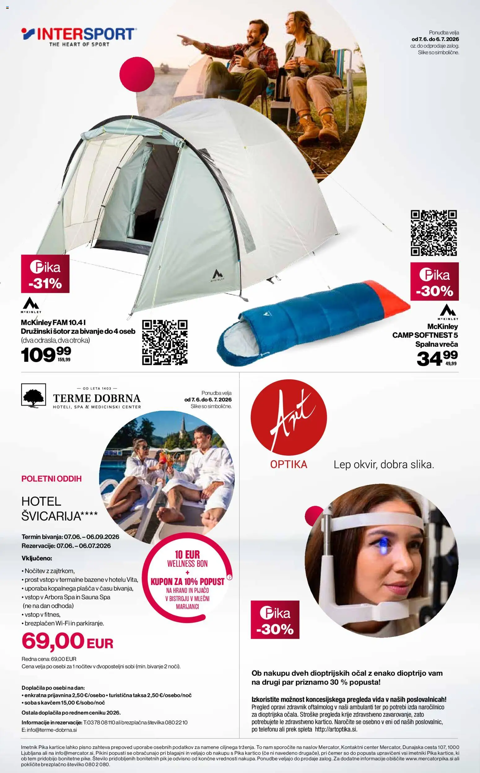 Novi Mercator katalog ponudbe – veljaven od 07.06.2026 | Stran: 2 | Izdelki: Šotor