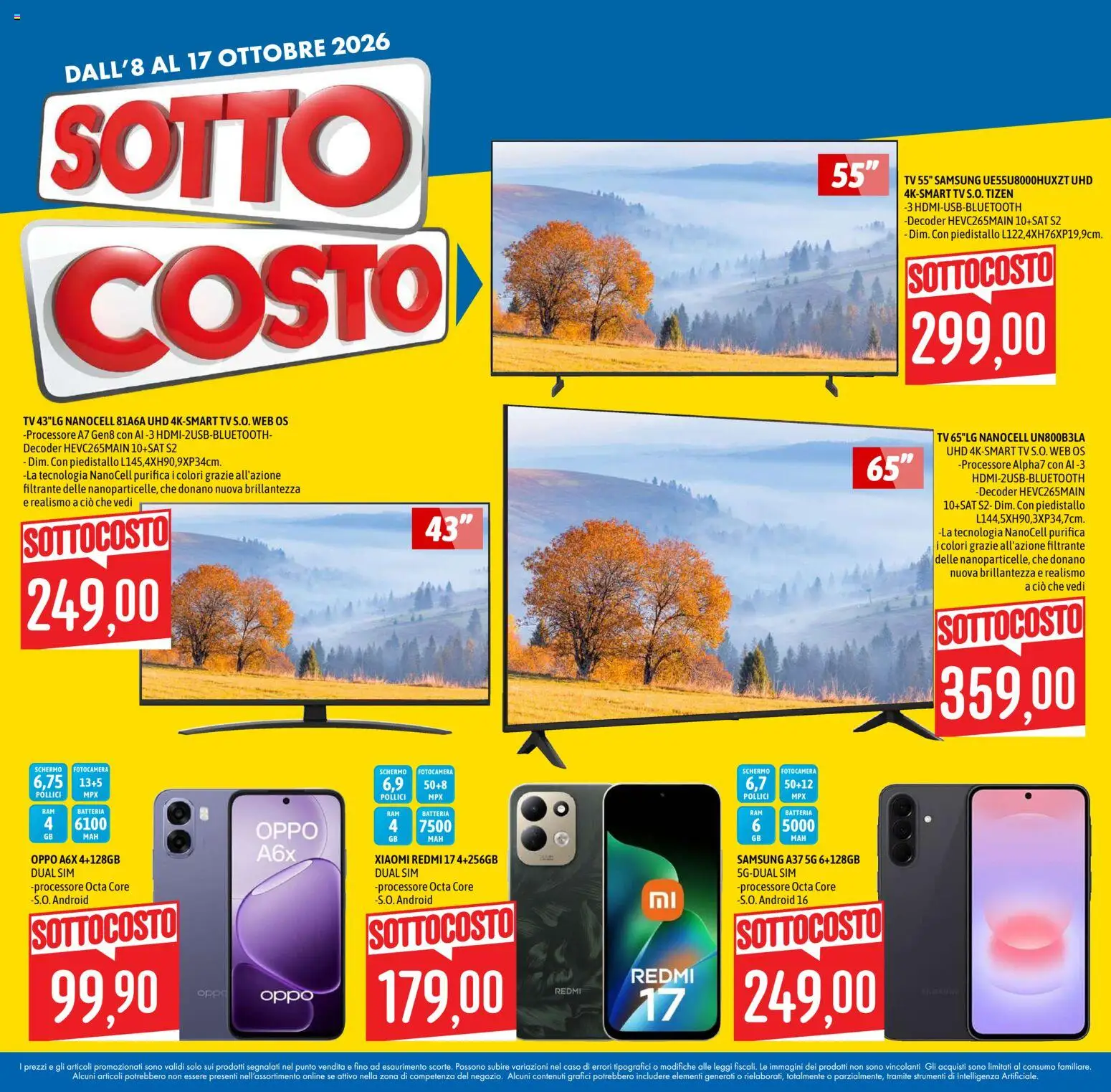 Volantino Emisfero del 08/10/2026 | Pagina: 2 | Prodotti: Schermo, Decoder, TV, Batteria