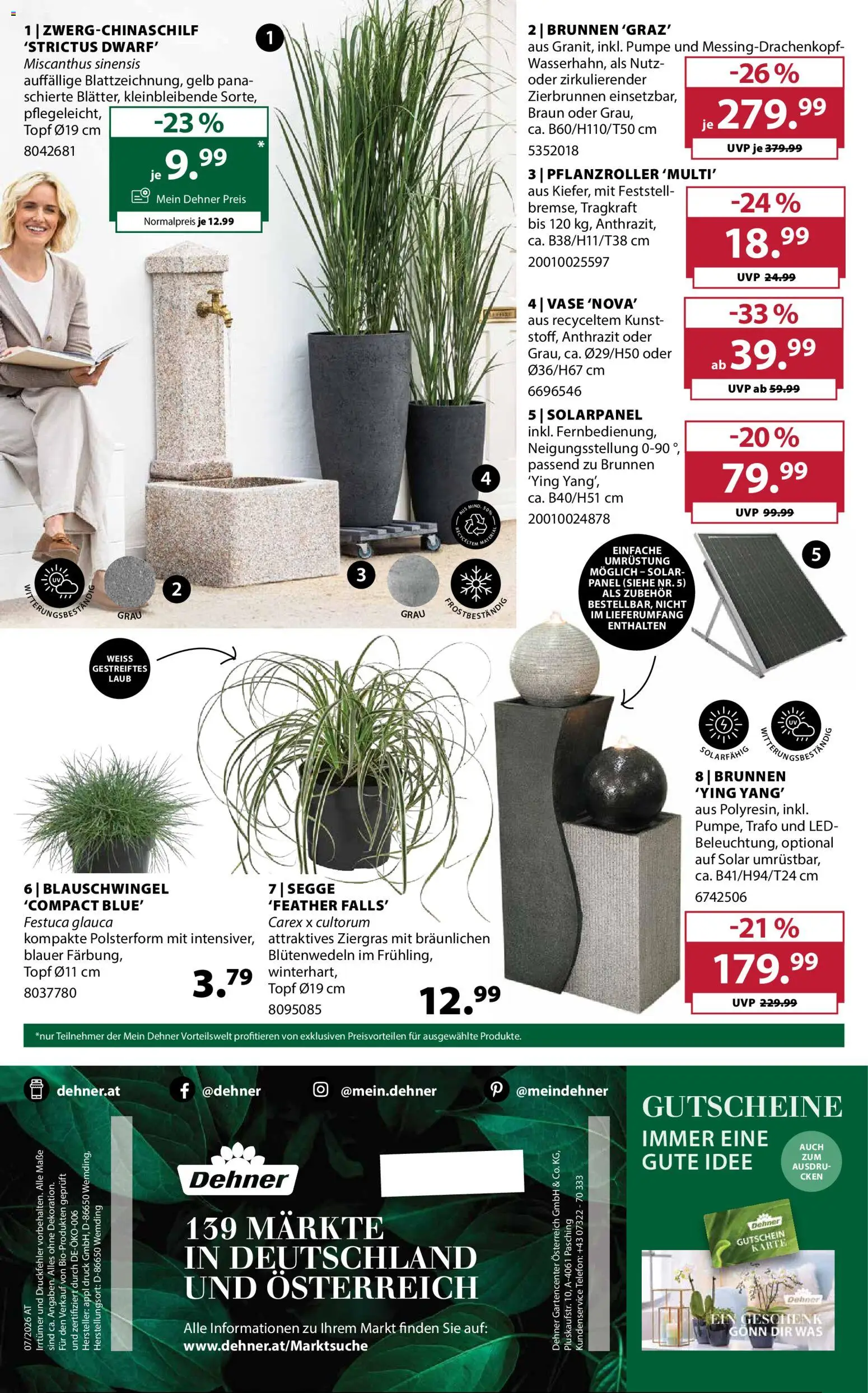 Dehner Flugblatt gültig ab 24.06.2026 | Seite: 16 | Produkte: Vase