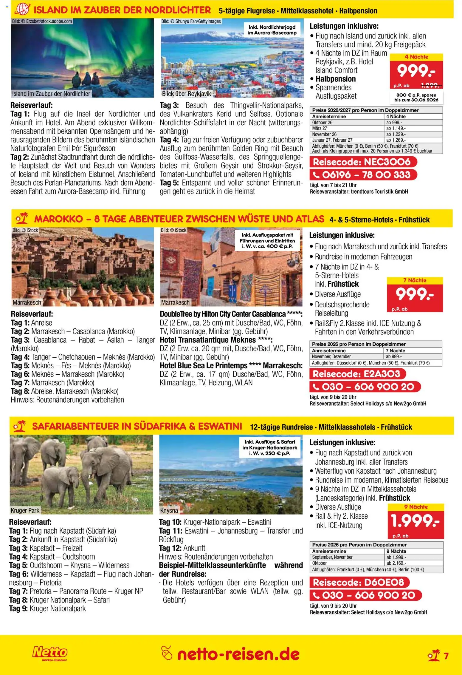 Netto Reisen Prospekt 	 – gültig ab 28.05.2026 | Seite: 7